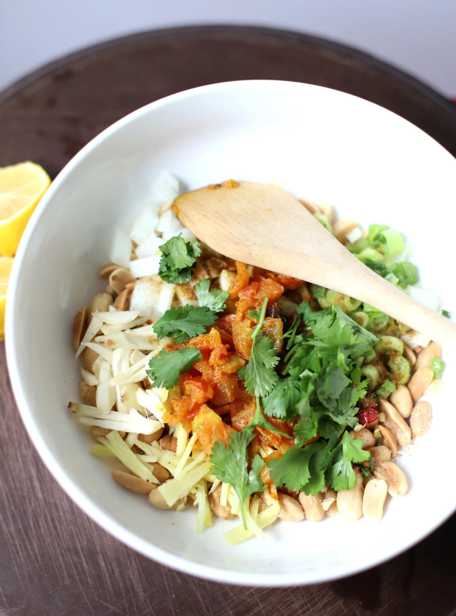 NepaliStyle Peanut Salad (Badam Sadheko) Food Pleasure and Health