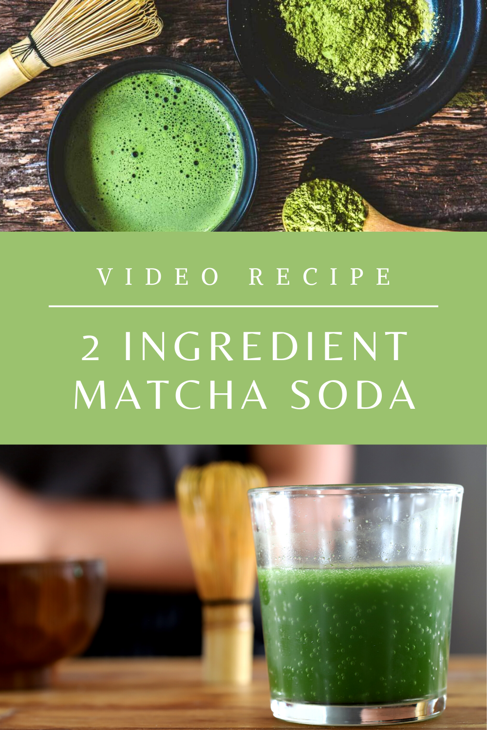 Matcha Soda (Sparkling Matcha Tea)