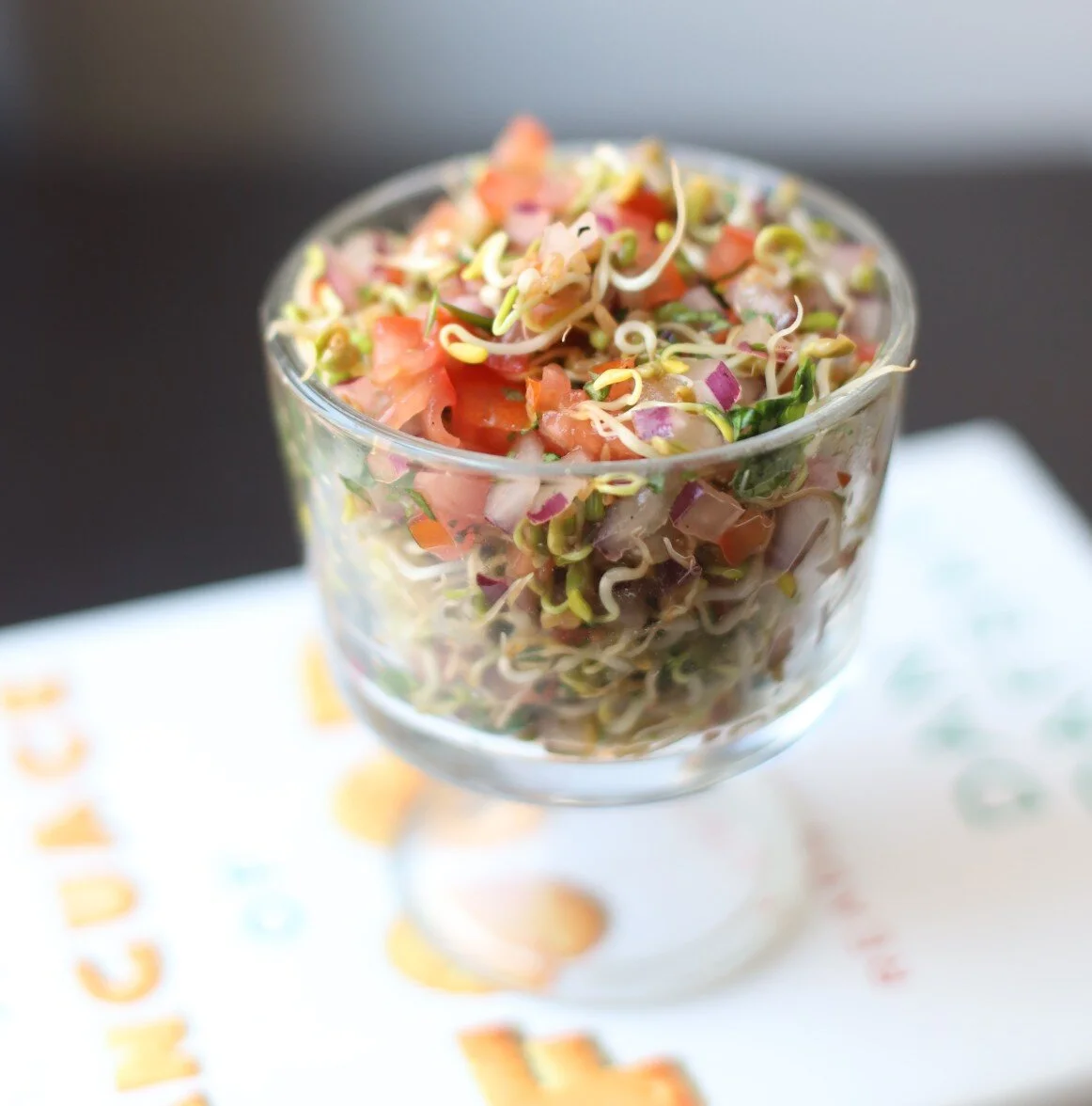 Sprouted Fenugreek Salad Food Pleasure Health