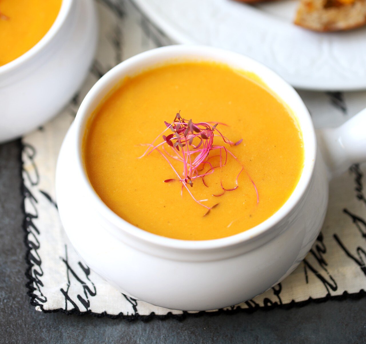 Carrot Soup with Ginger & Miso