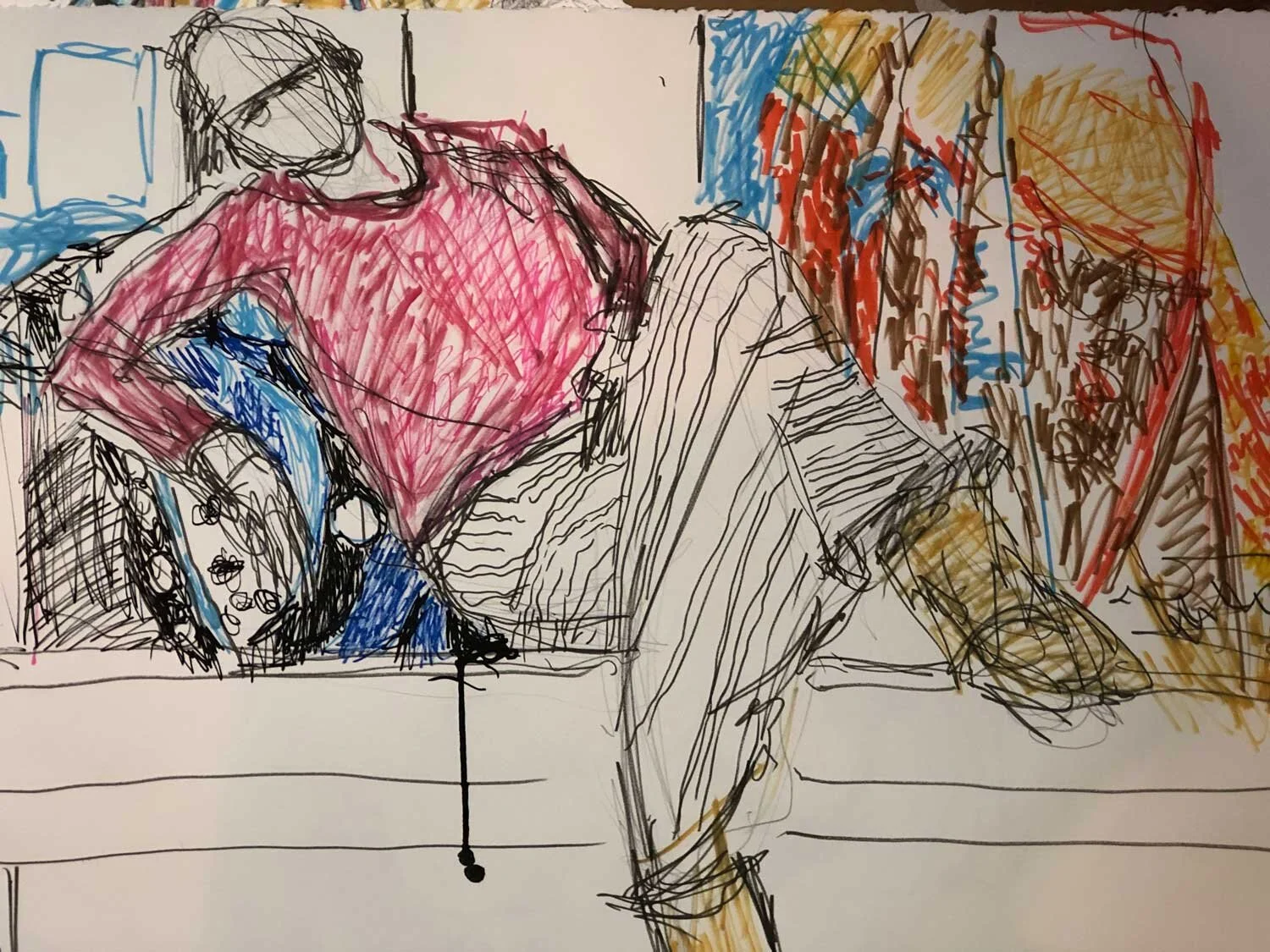 Lounging Figure
