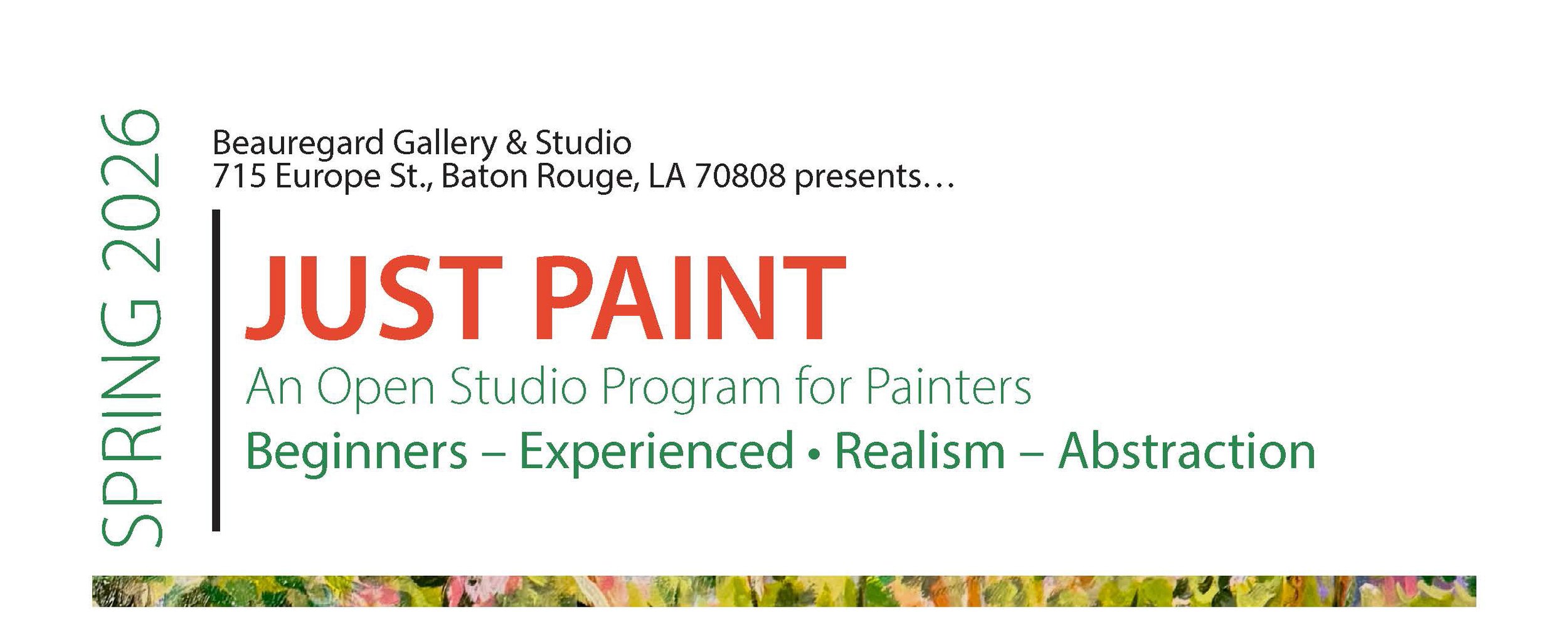 Just Paint - Mar 7- Apr 11, 2026