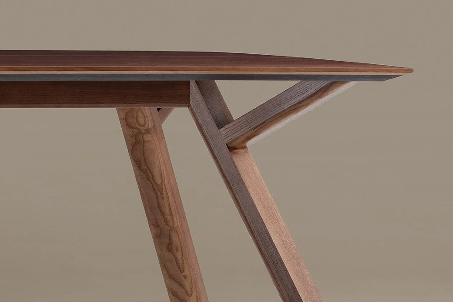 Close-up product image of Gunlocke Saranac table on a clean neutral background