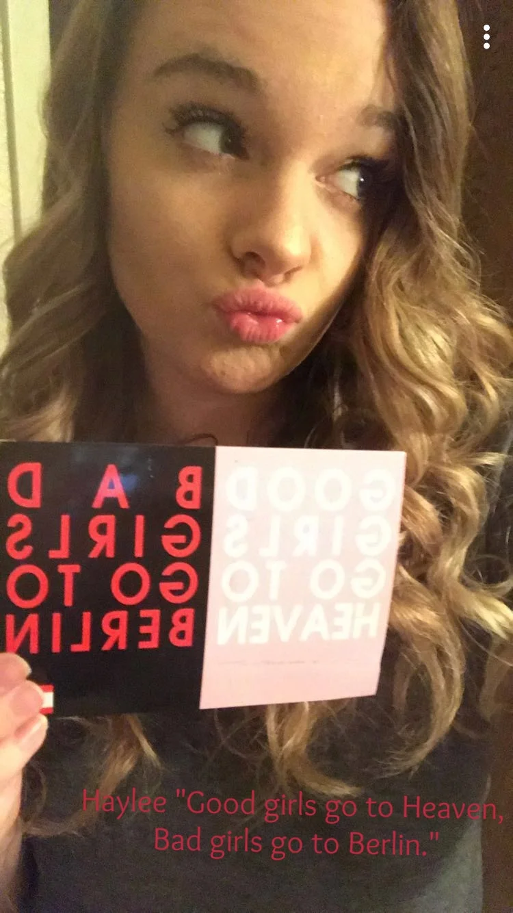 Haylee with Berlin Postcard.JPG
