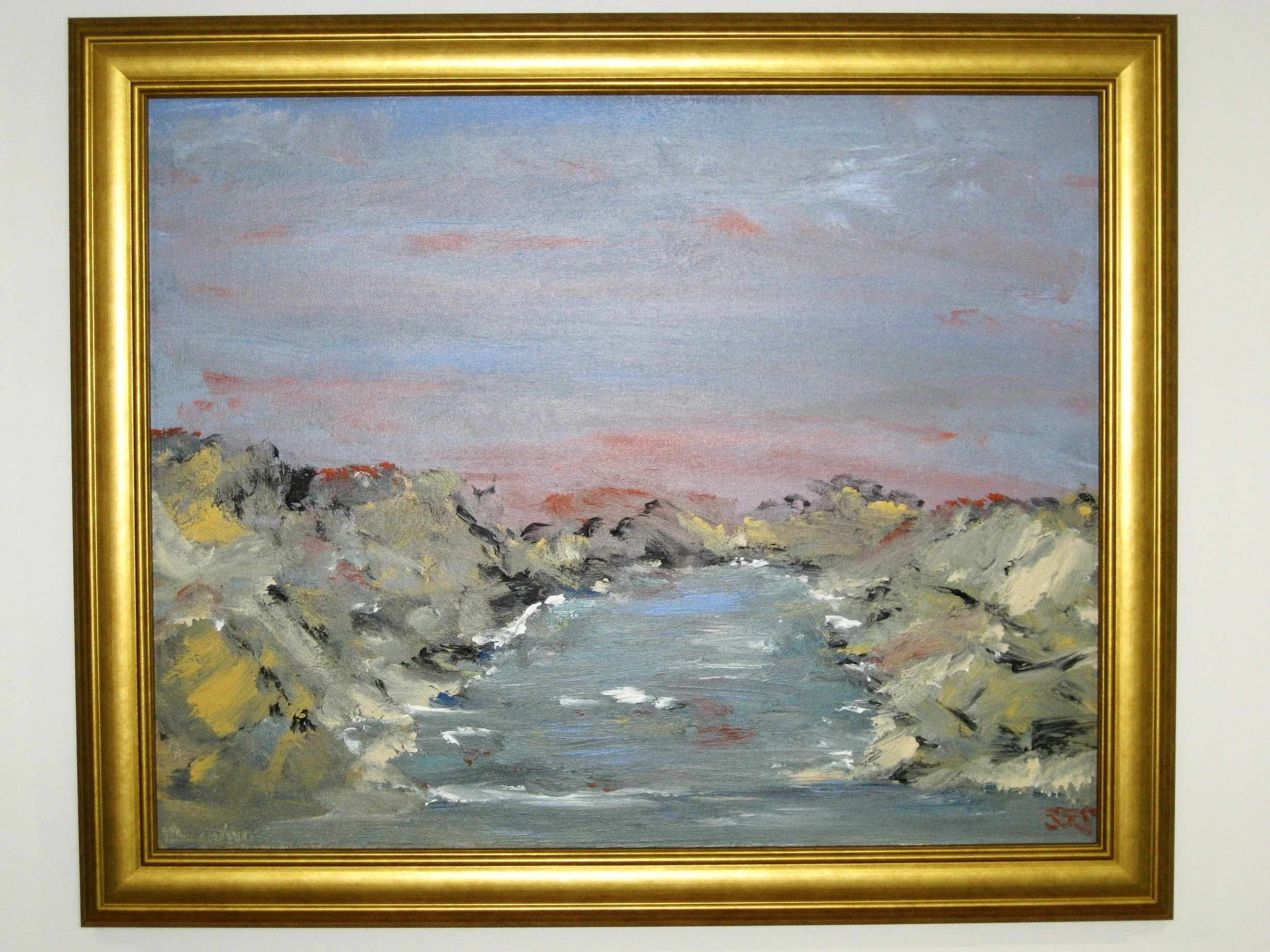 The Channel Between-16"/20"-Rachel K. DeLong Gallery, Wellfleet, MA