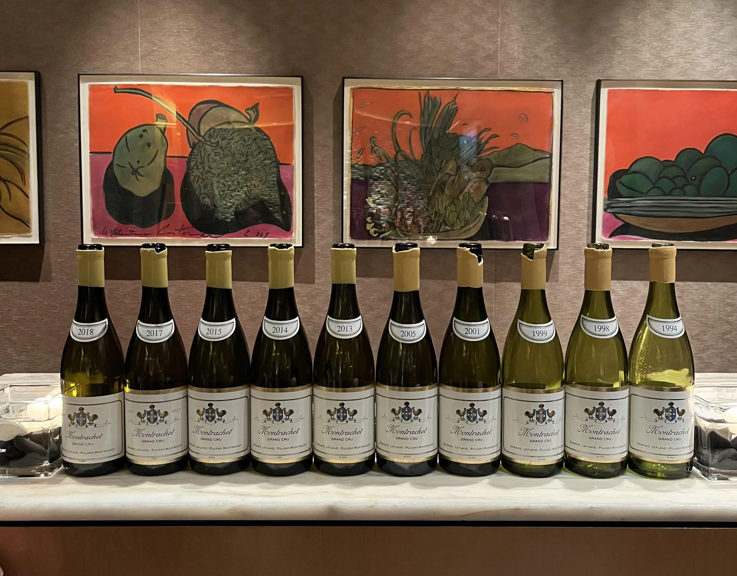 Pressoir wine dinner: domaine leflaive montrachet