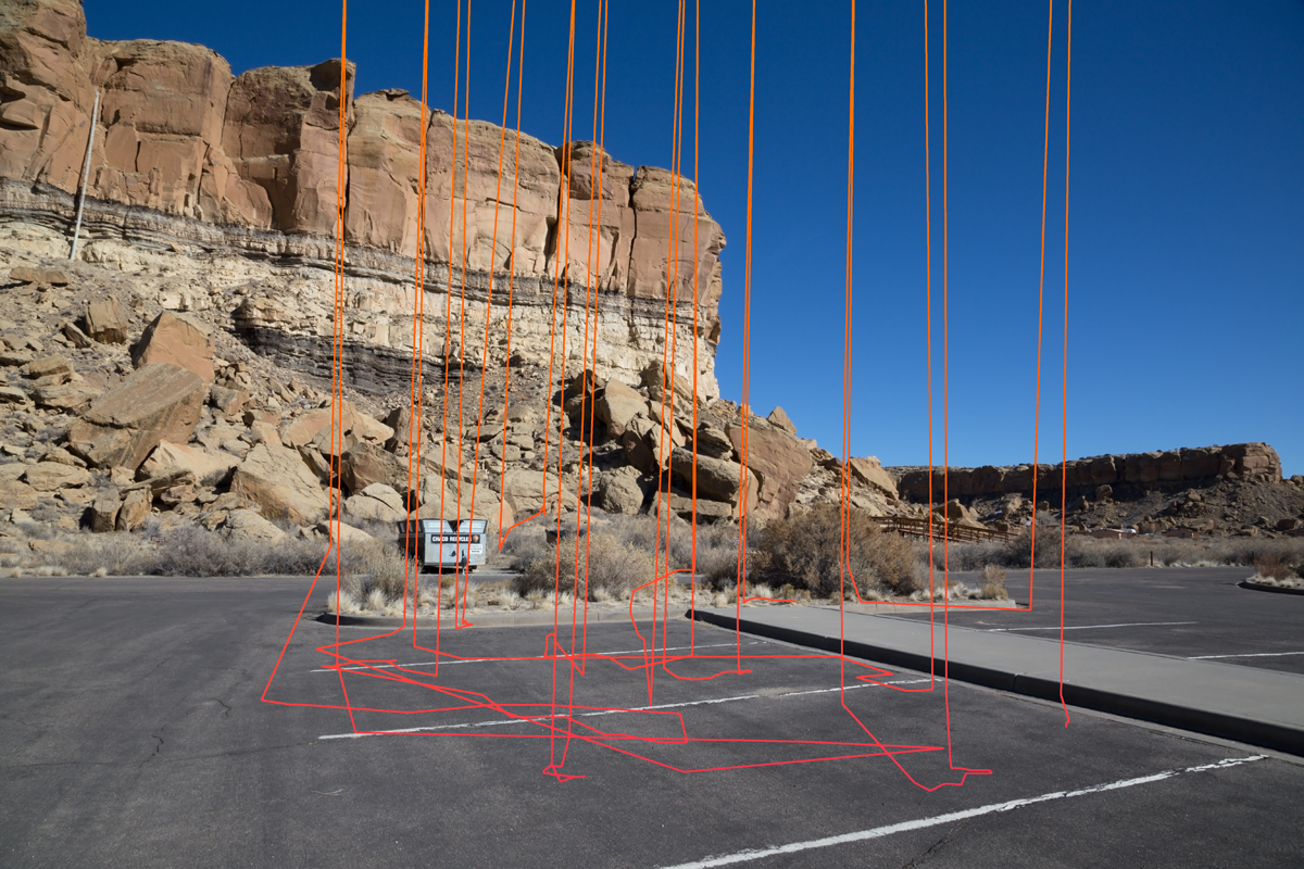 Chaco Culture Visitor Center Parking Lot: 3.11.1907