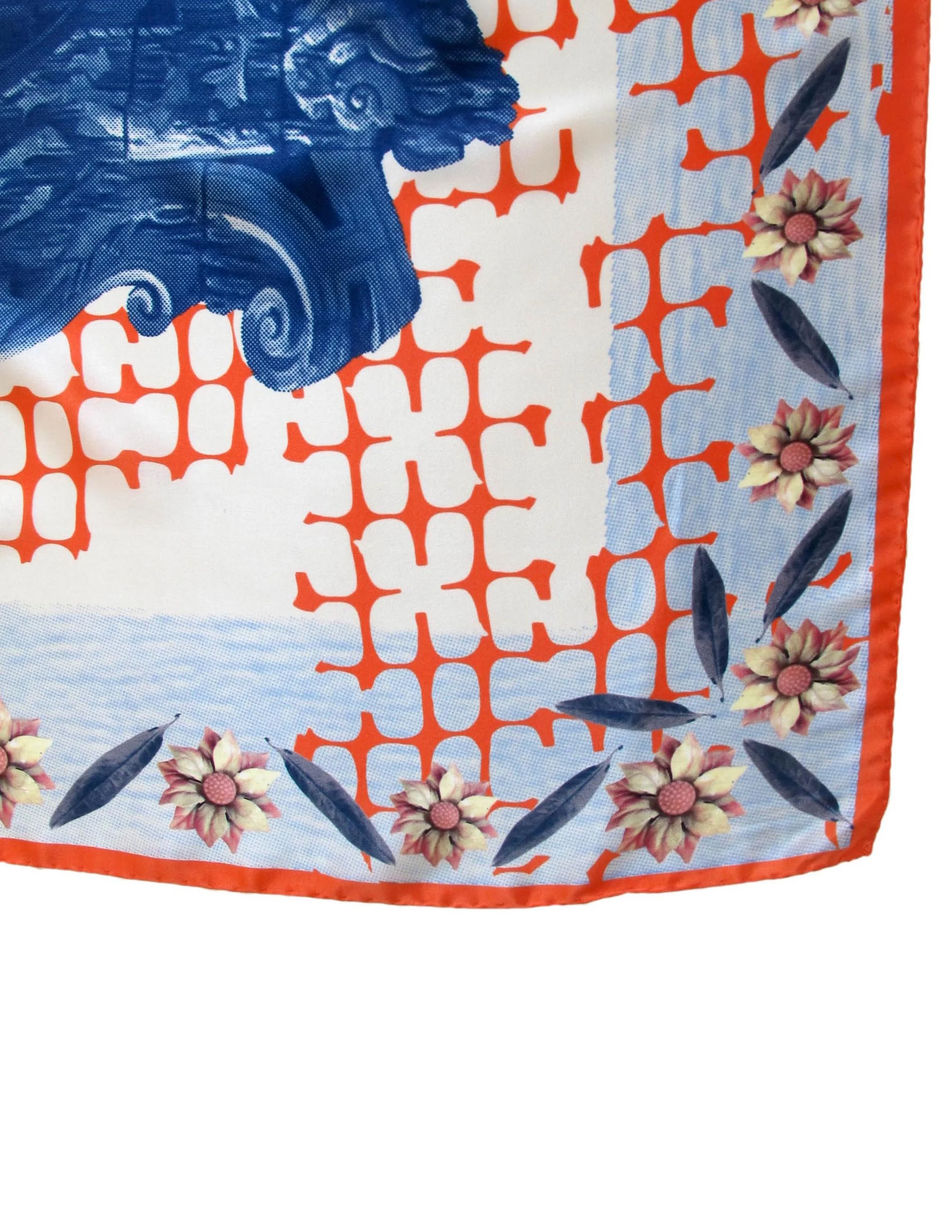 Brooklyn series silk scarf