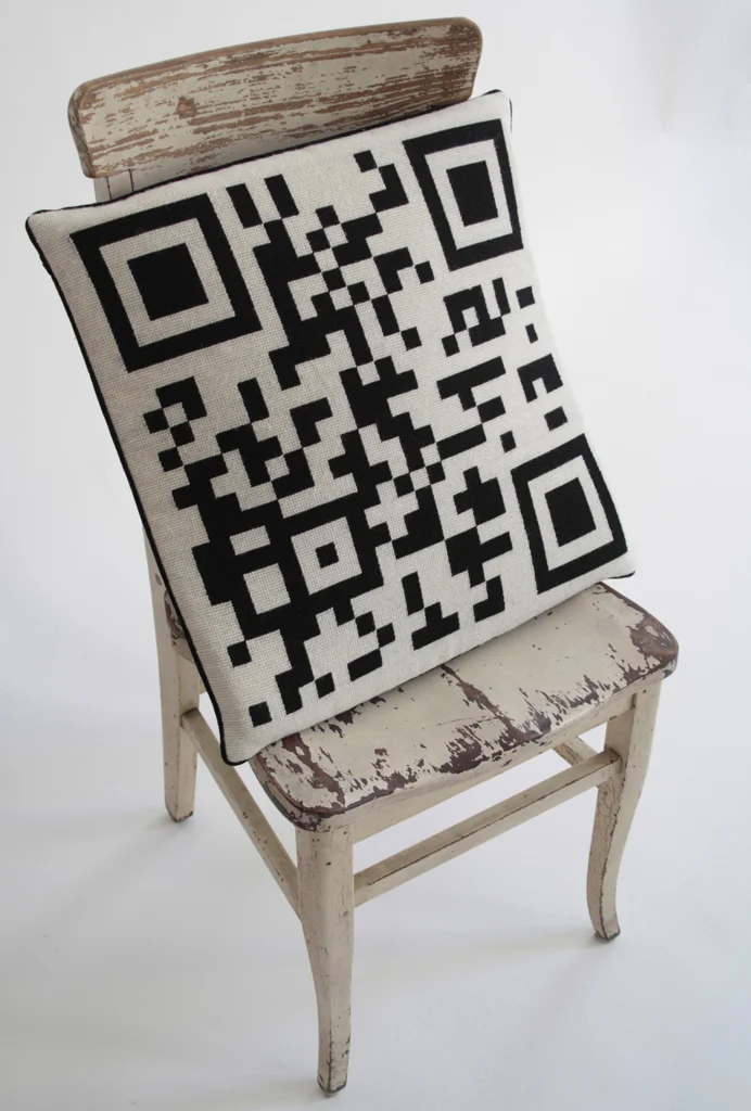 Needlepoint cushion