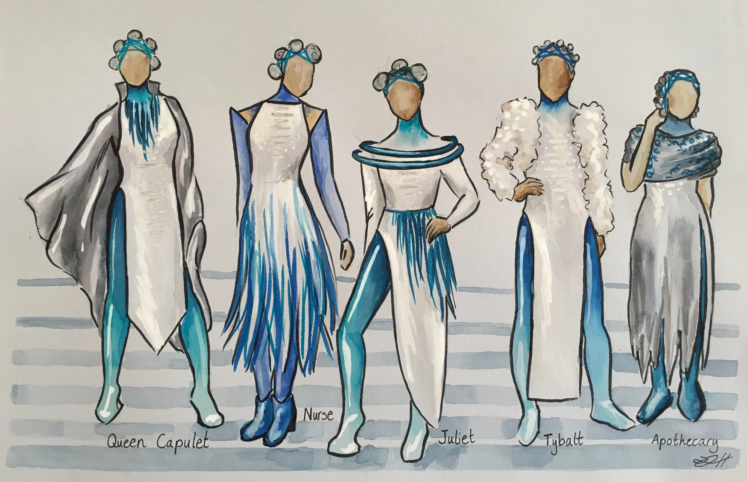 Juliet and her fellow aliens.