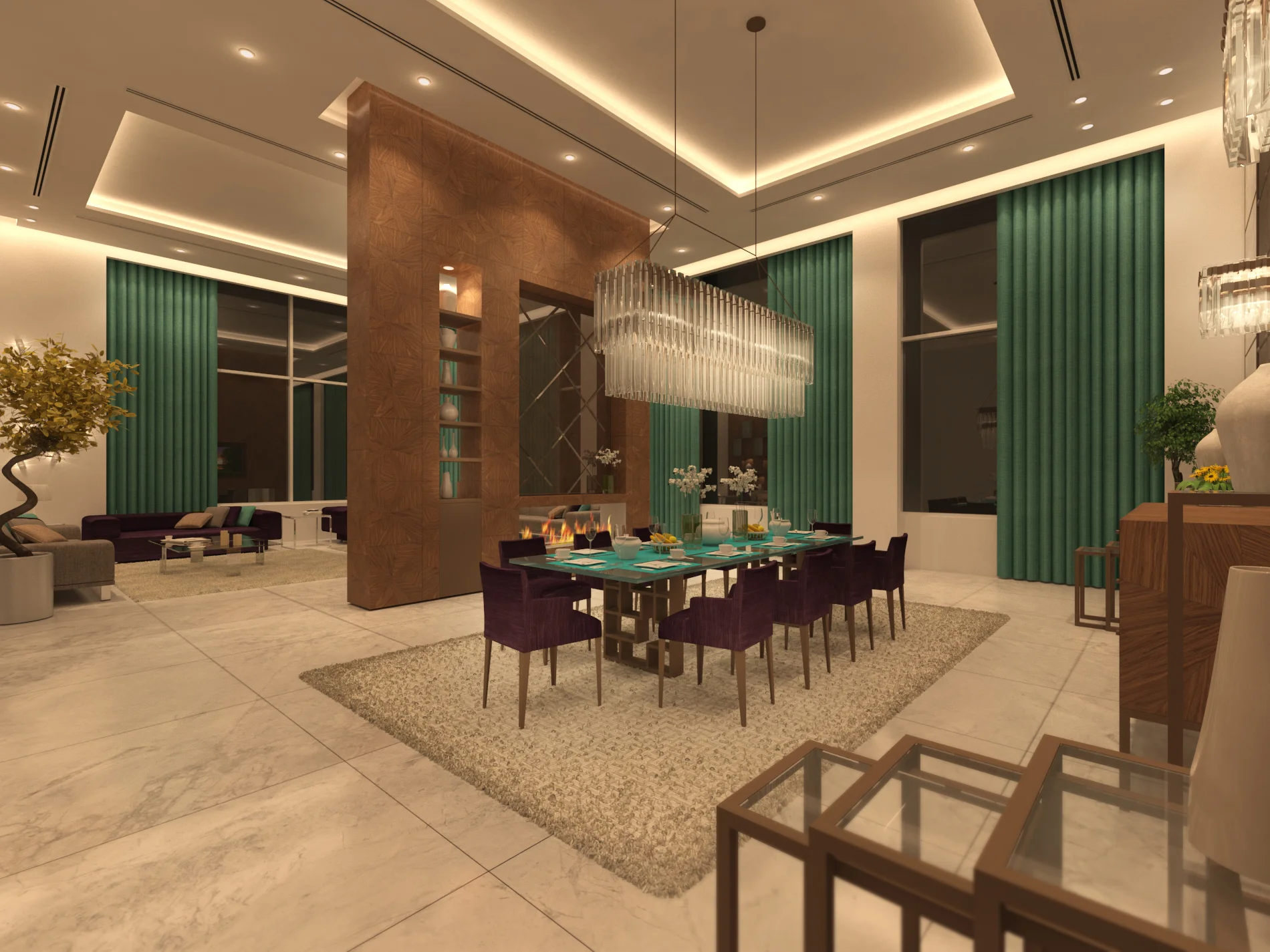 VILLA DESIGN - DINING AREA