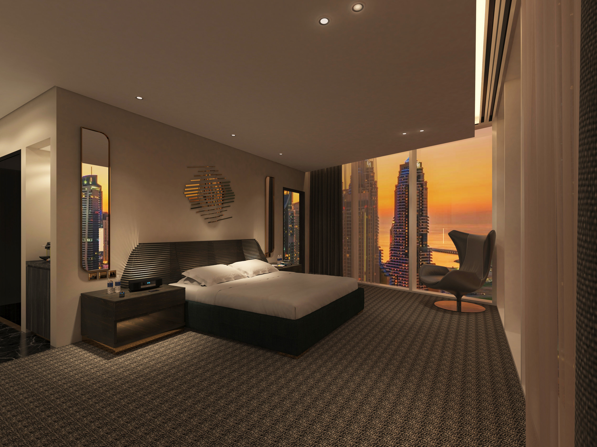 bespoke hotel bedroom suite