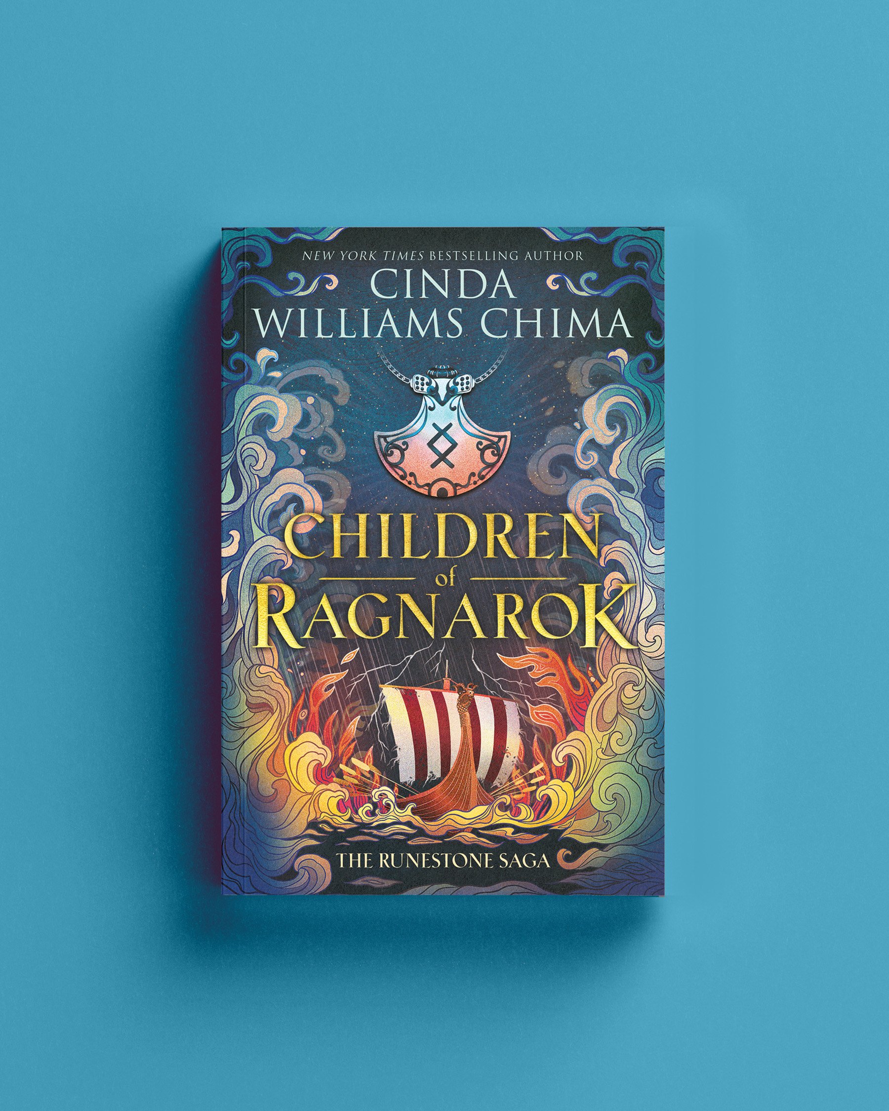 Cover for "Children of Ragnarok" (Runestone Saga #1) by Cinda Williams Chima