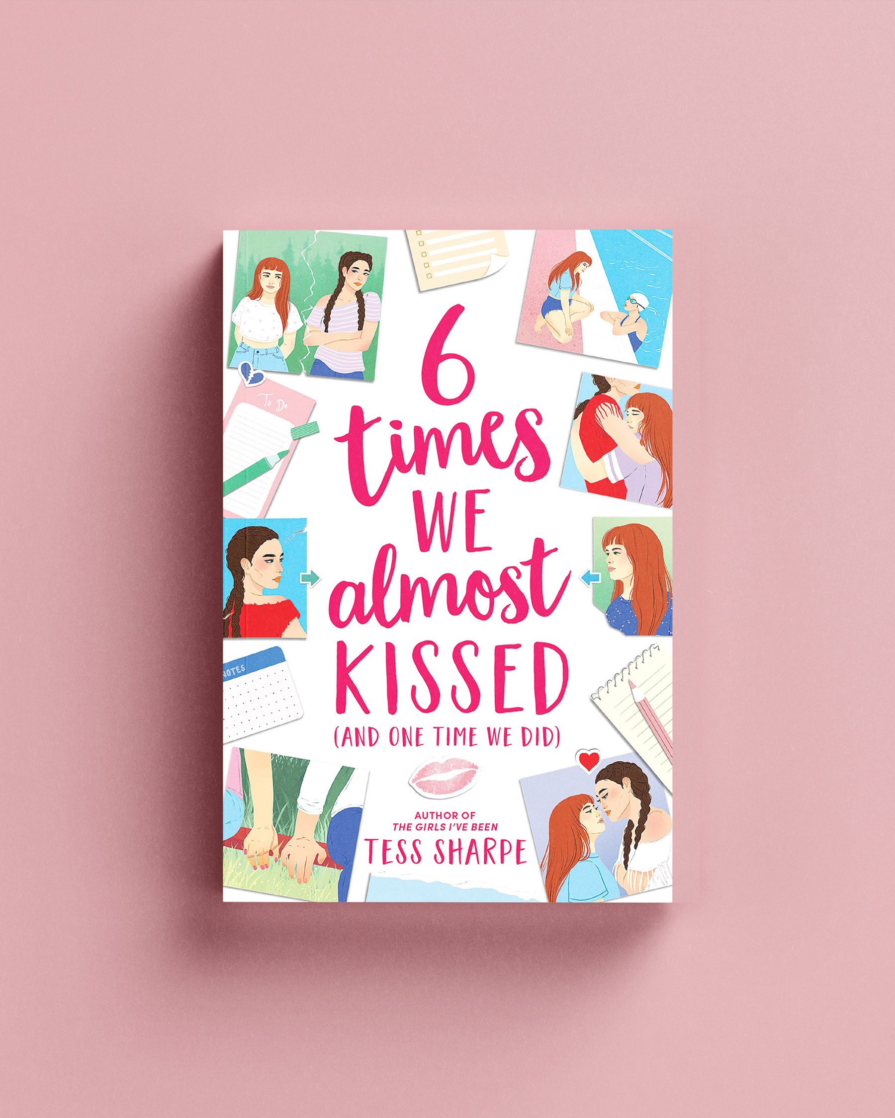 Cover for "6 times we almost kissed" by Tess Sharpe