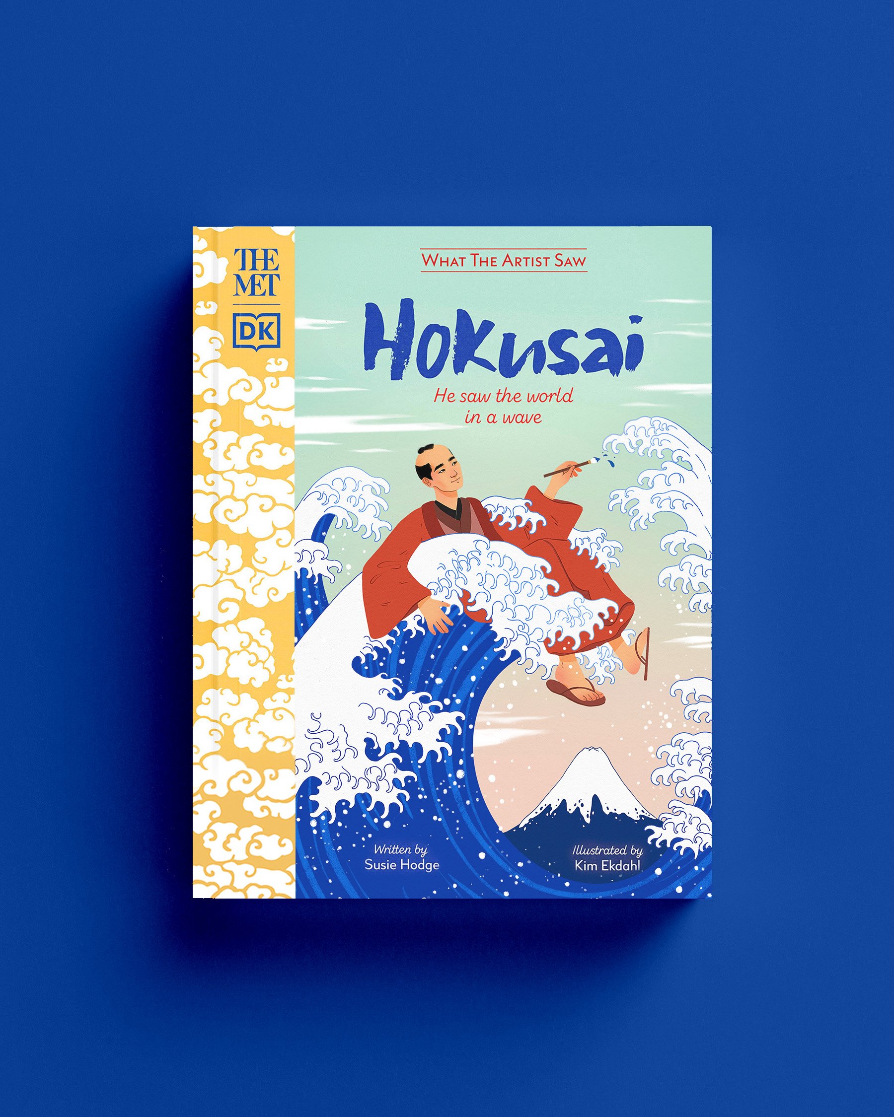 Cover for "Hokusai-what the artist saw" by Susie Hodge 