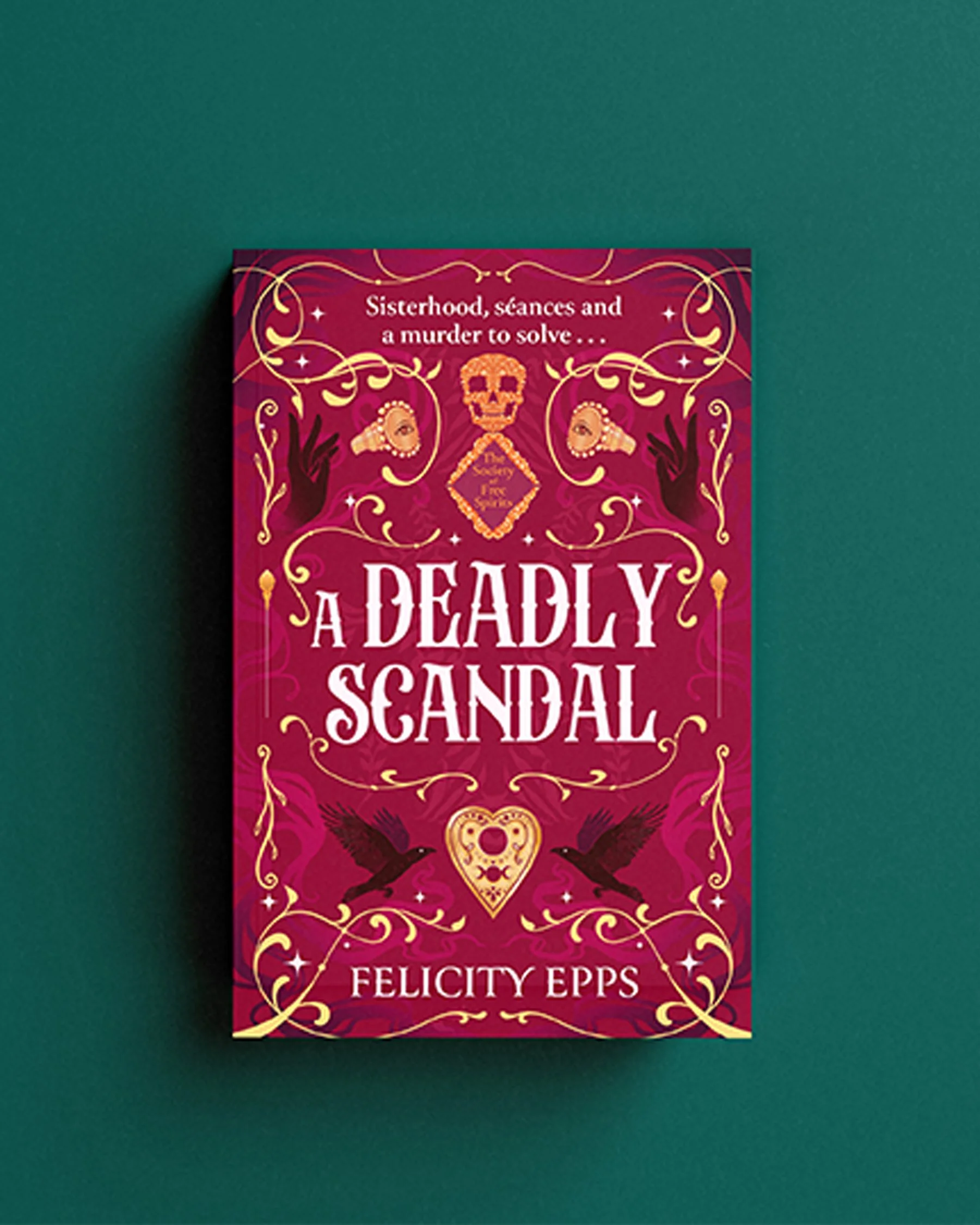  Cover for A deadly Scandal by Felicity Epps.  Hachette Children’s 