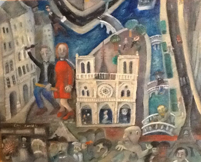 Pookin' Around Paris 2 - Available as a Giclee 