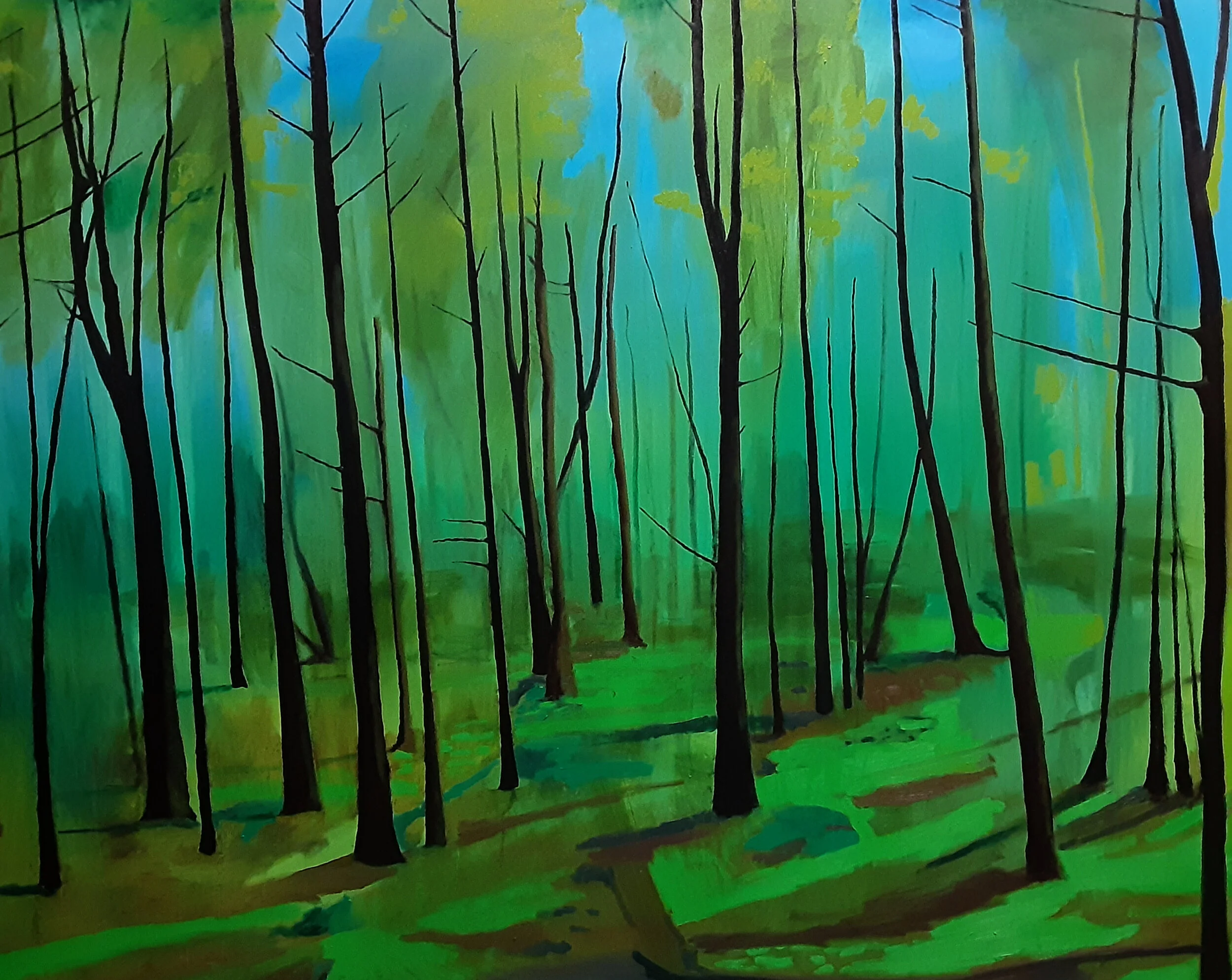 “DEC”, oil on canvas, 48 by 60 inches, 2020