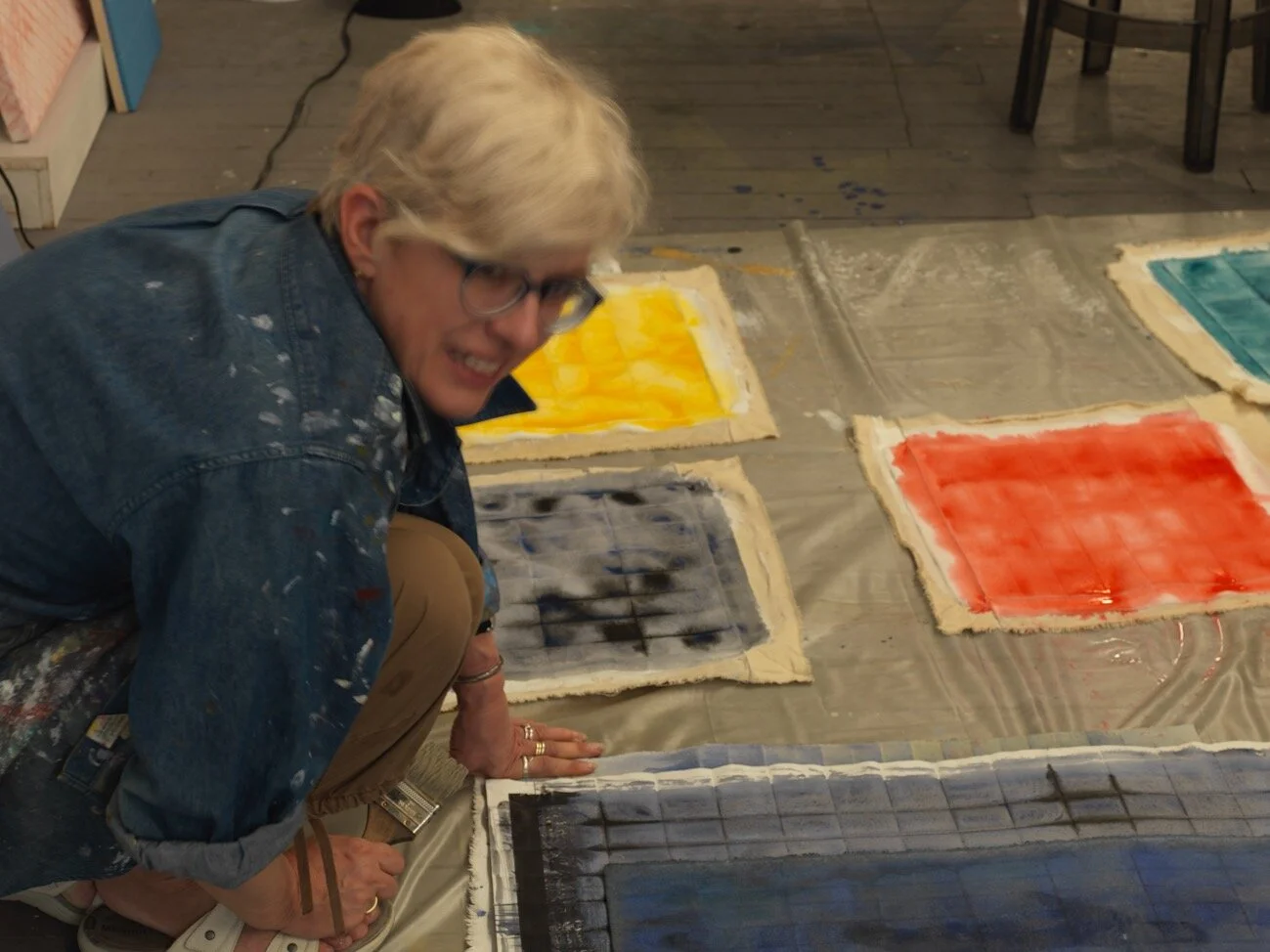 In the Studio with Jean Wolff