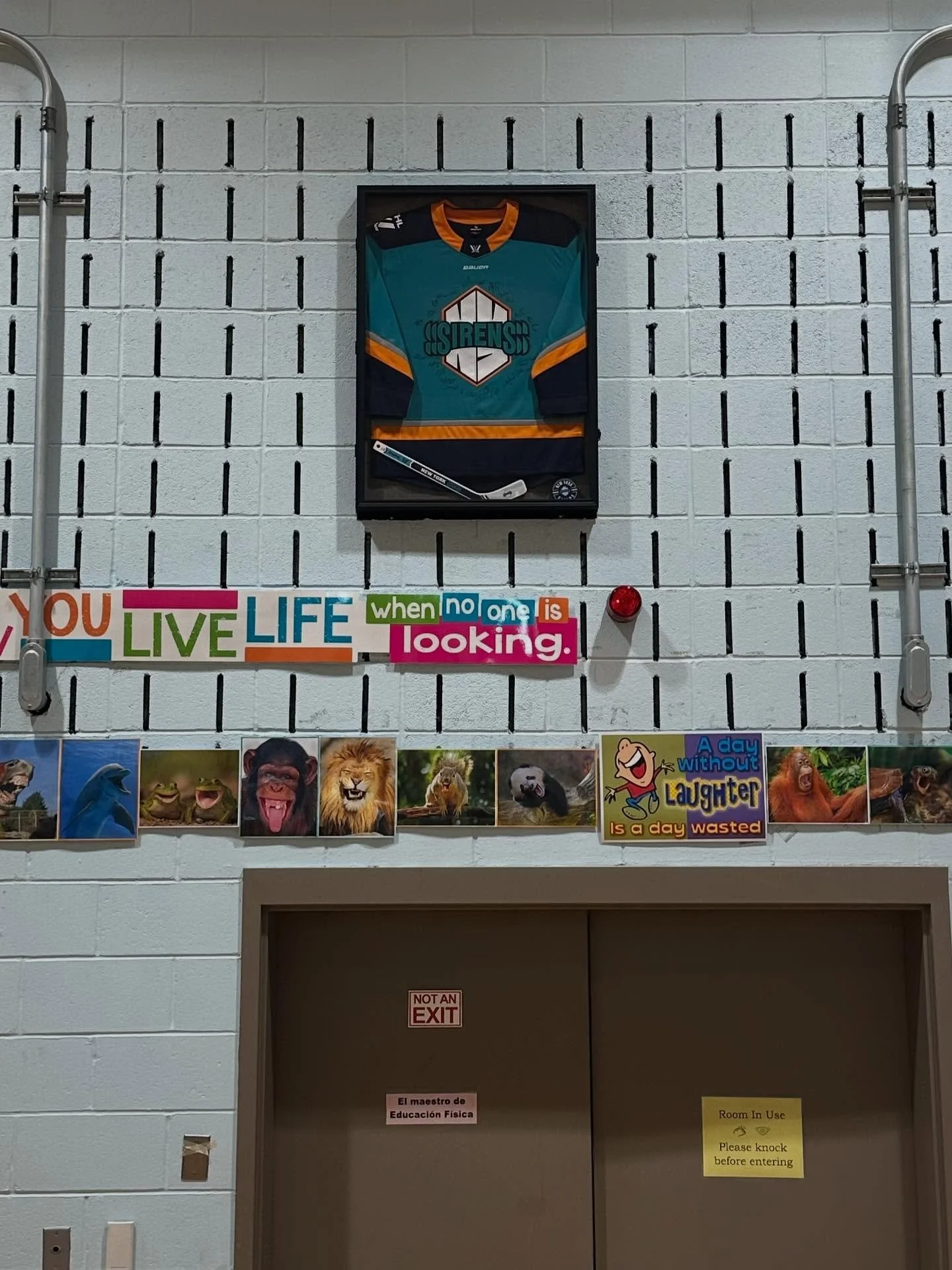 Thank you to the NY Sirens for visiting my school and for the generous gift! You are excellent role models in the West Orange and neighboring communities!