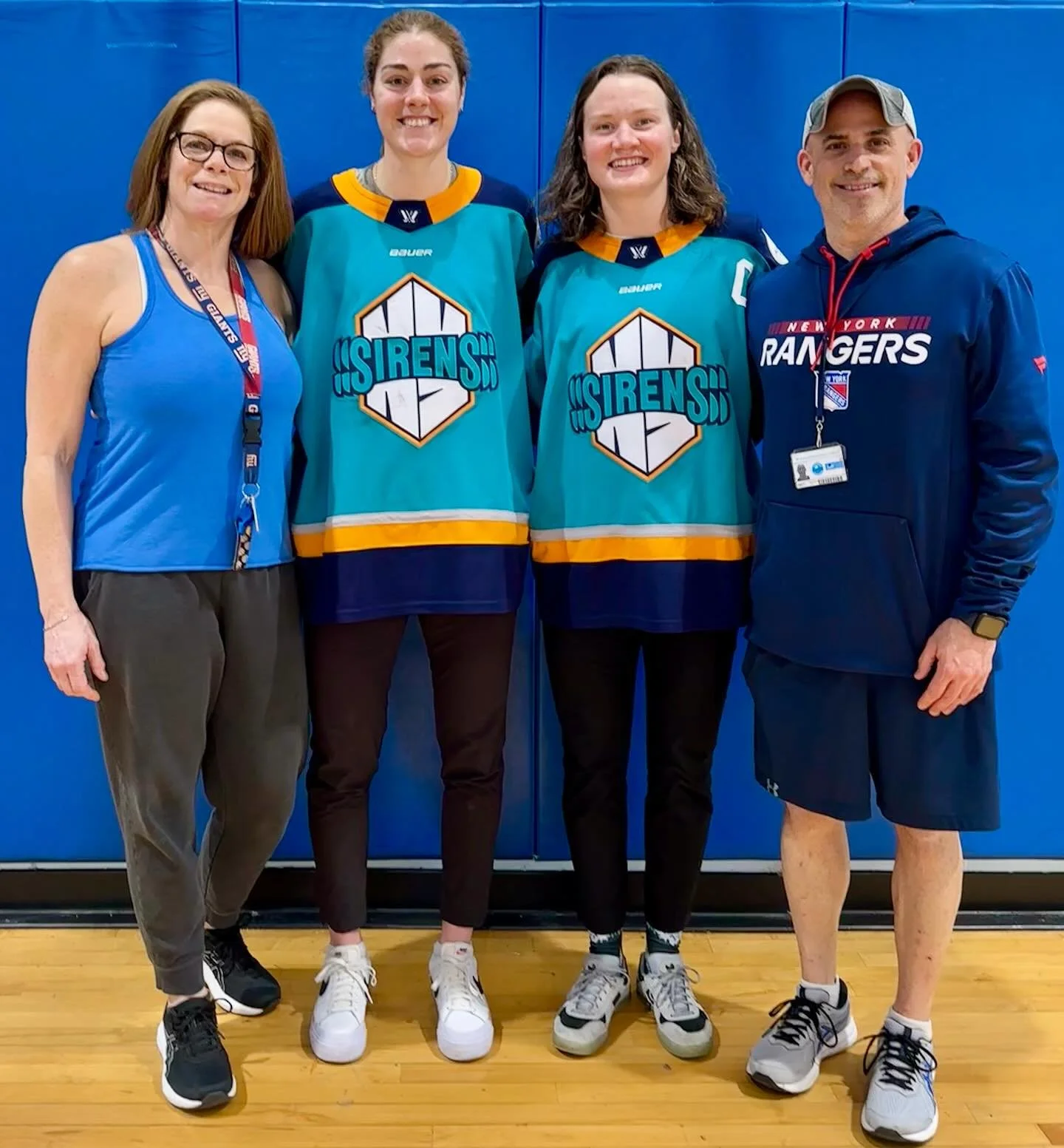 A HUGE thank you to the players on the New York Sirens for visiting our Physical Education classes the past couple weeks!  The kids had a blast! From the GM, coaches, staff, and players, they are a great organization on and off the ice.  Go see them 