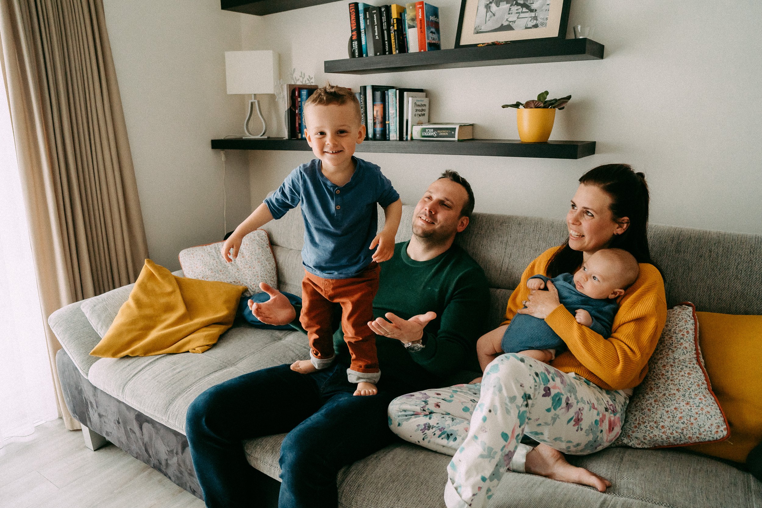 Lifestylové rodinné focení u vás doma