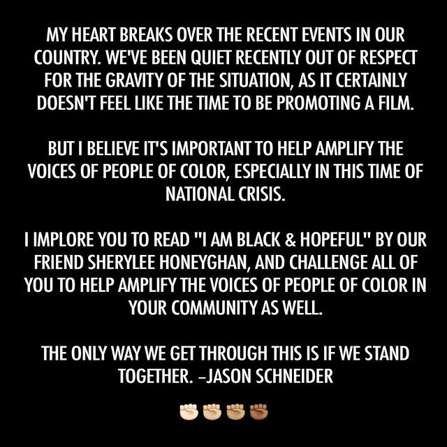 I implore you to read the moving piece &quot;I am Black &amp; Hopeful&quot; by our friend @iamsheriauna (link in her bio), and challenge all of you to help amplify the voices of people of color in your community as well.
.
#BlackOutTuesday #TheShowMu