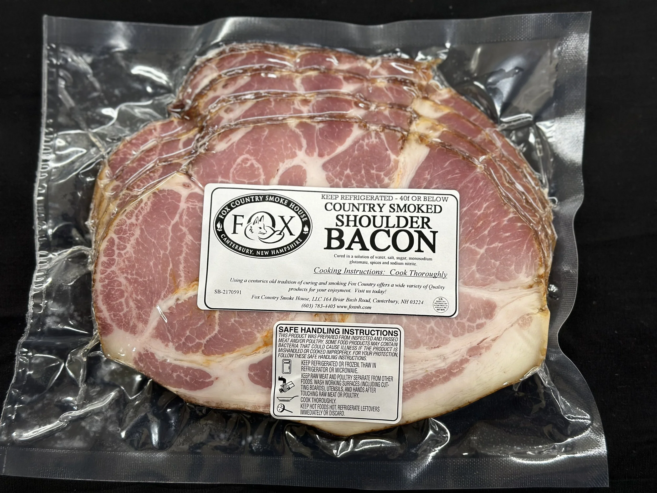 Smoked Shoulder Bacon
