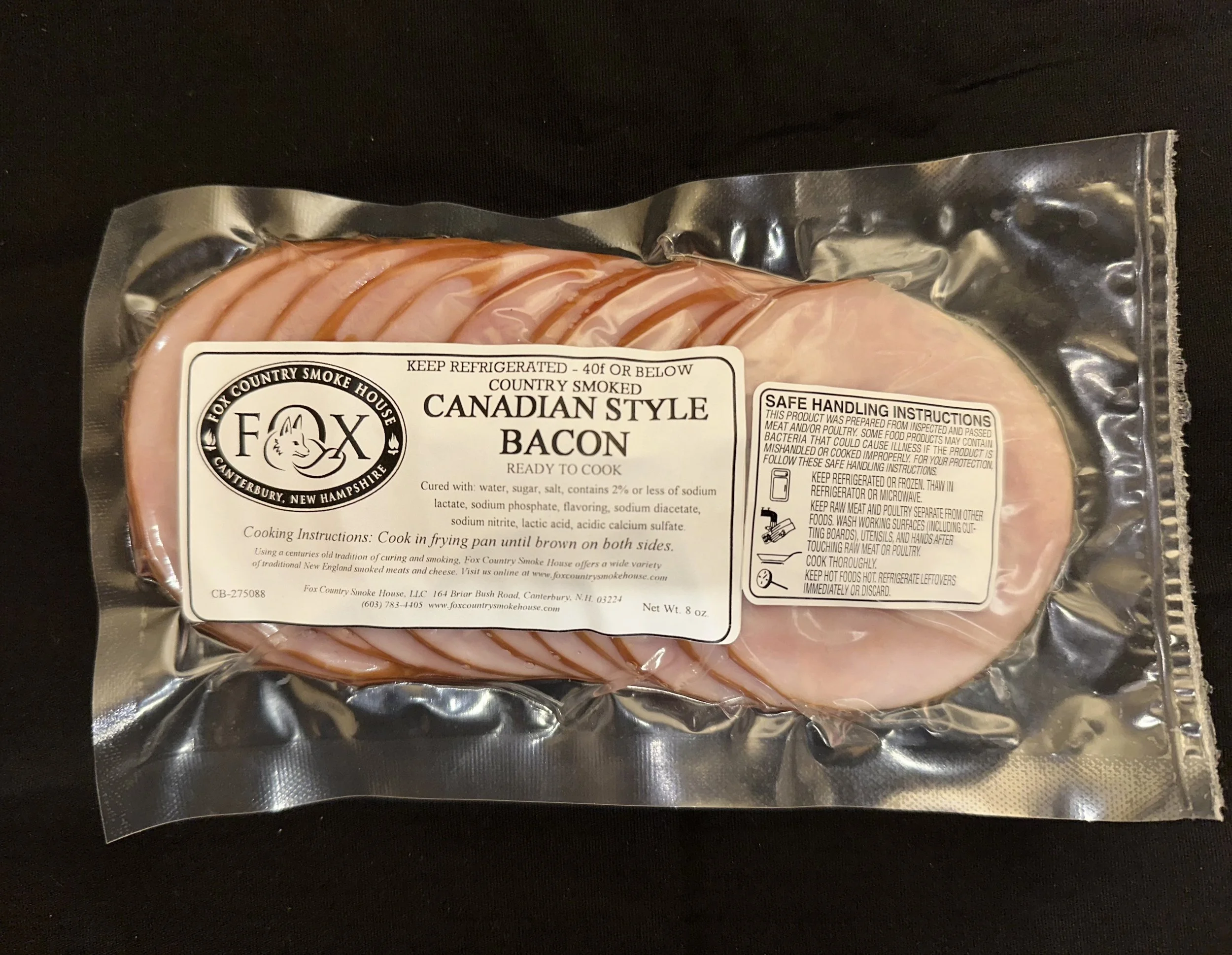 Smoked Canadian Bacon