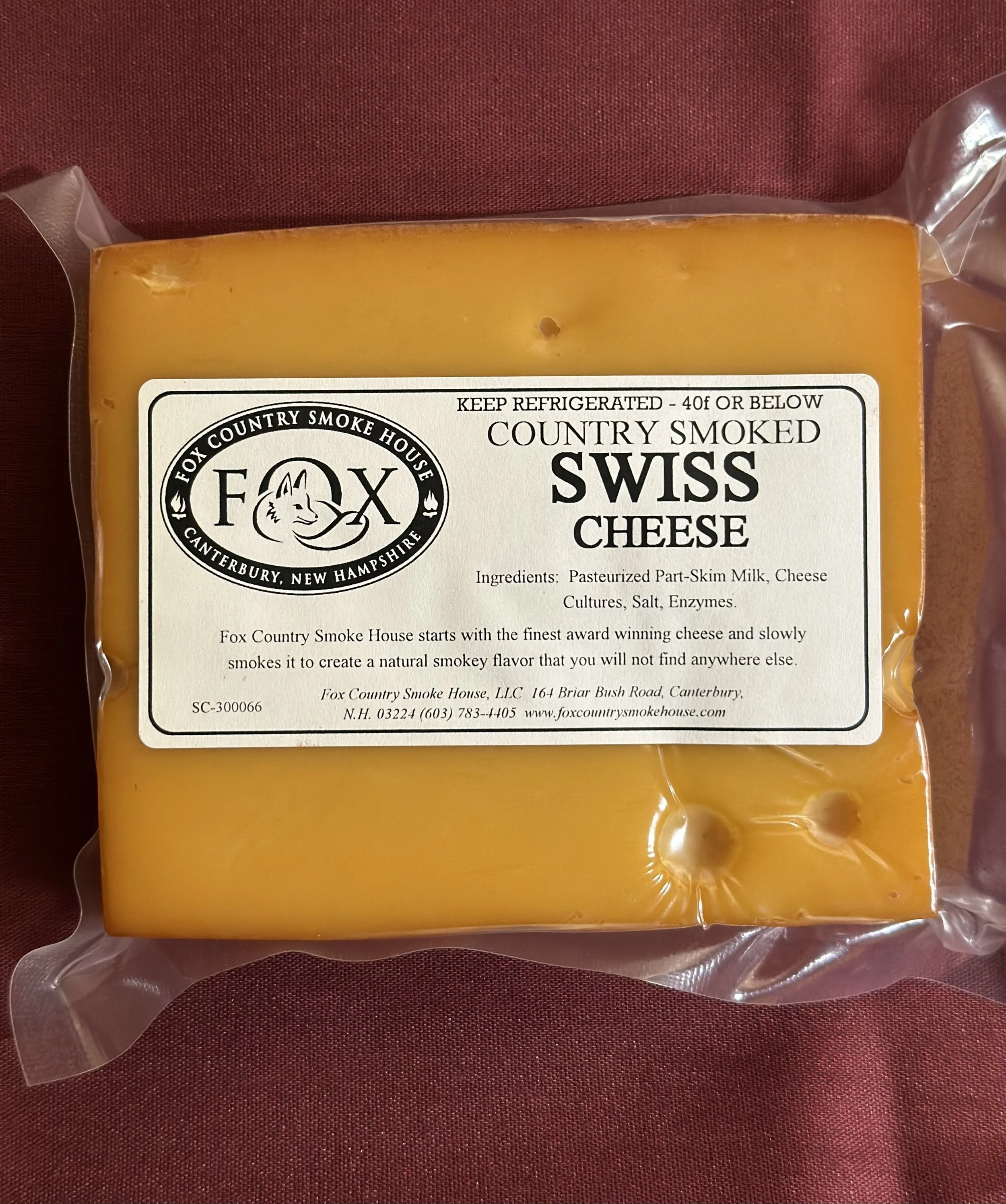 Smoked Swiss Cheese