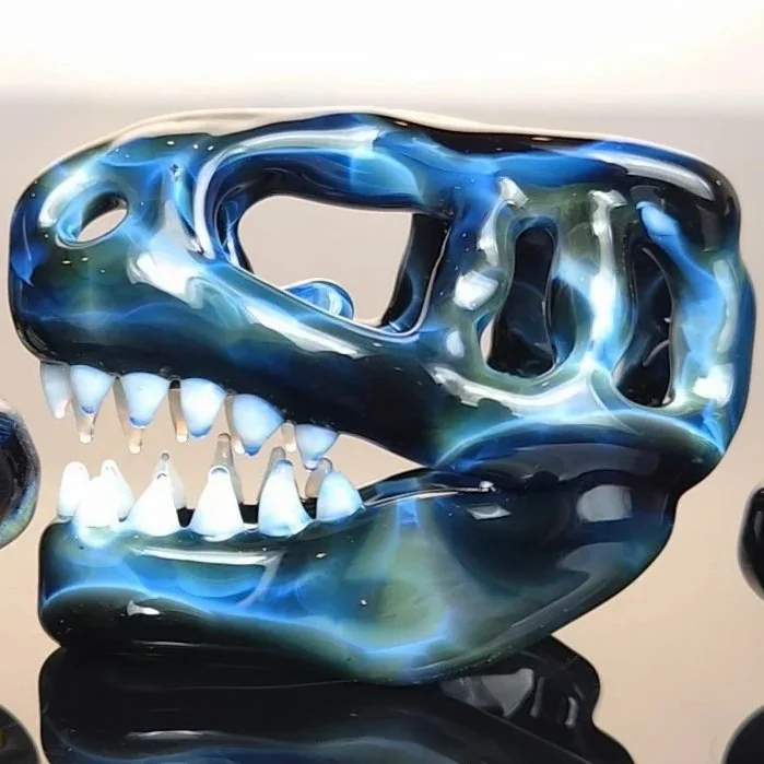 Fade to Black T-Rex Skull