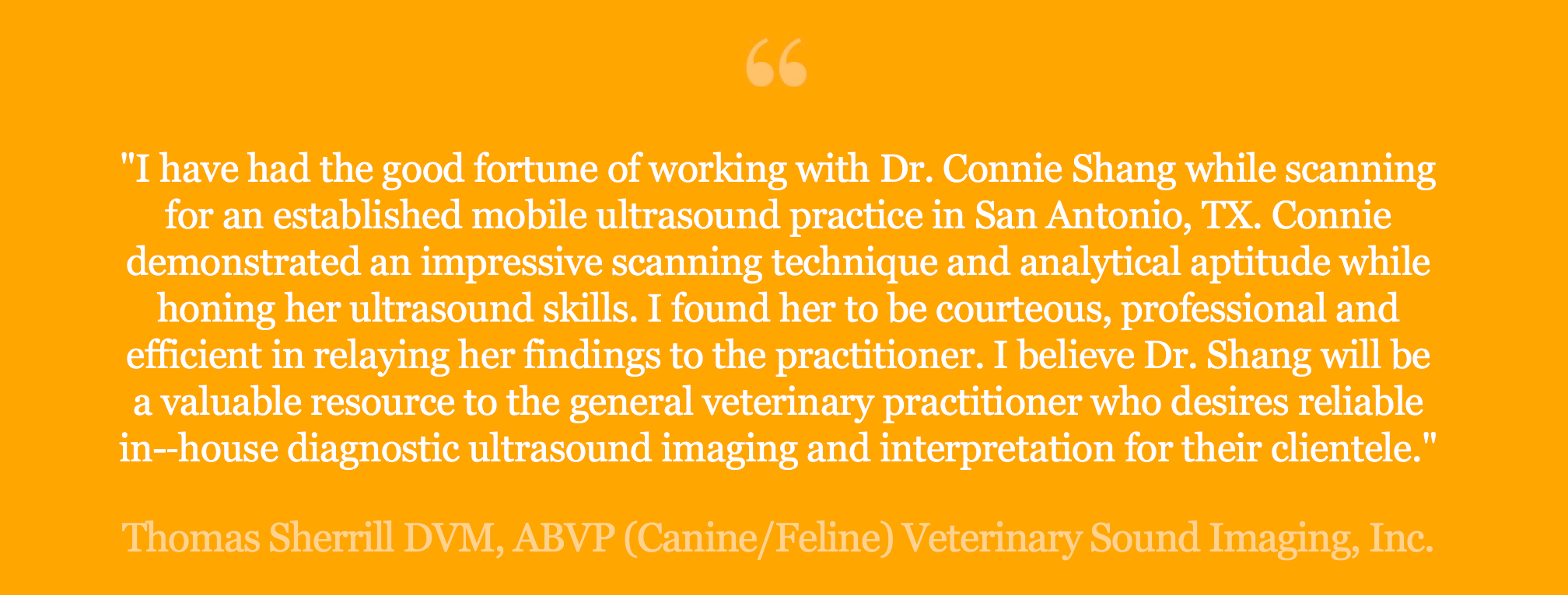 Thomas Sherrill DVM, ABVP (Canine/Feline) (Veterinary Sound Imaging, Inc.) (Copy)