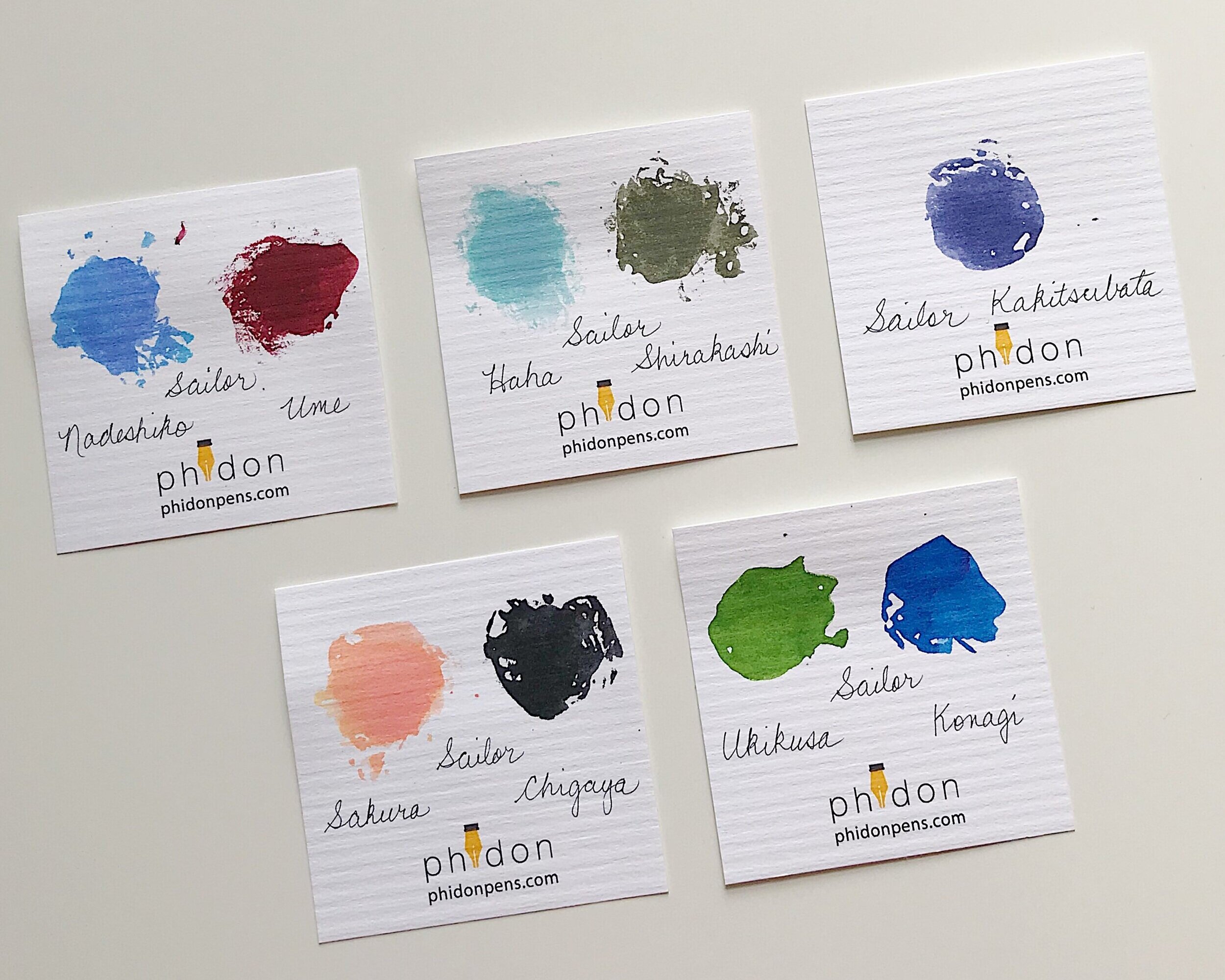 Ink Recipe Guide: Fall Colors