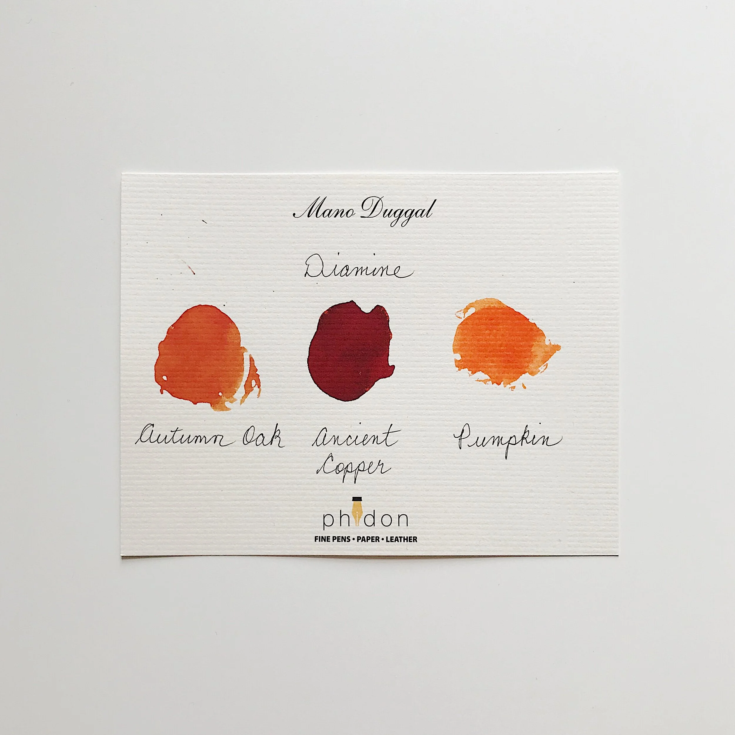 Best Fountain Pen Inks for Fall