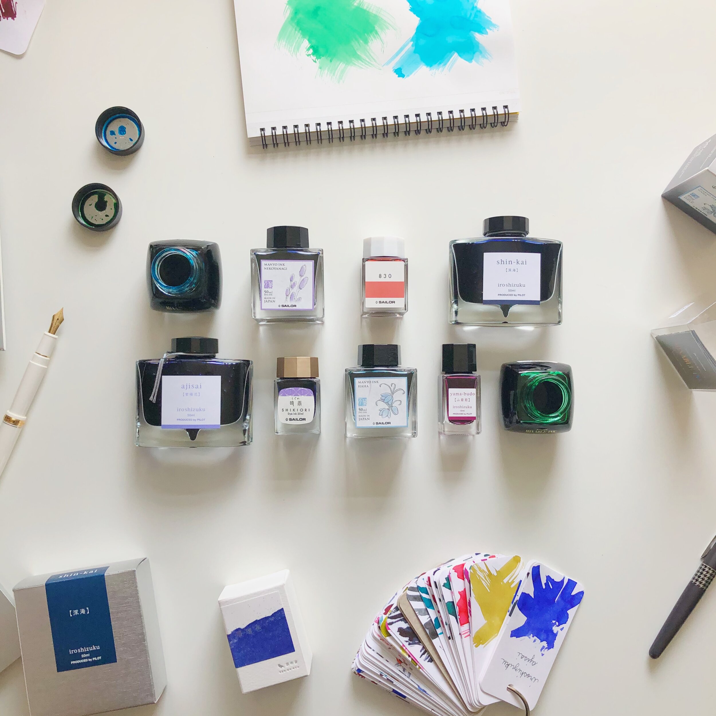 Personalizing a Fountain Pen: Ink & Paper — Japanese Cultural