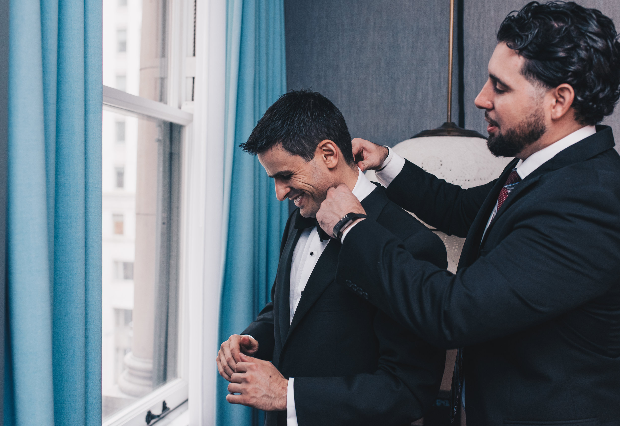 Groom Getting Ready Photos, Chicago Wedding, Kimpton Gray Hotel Wedding, Chicago Wedding Photographer