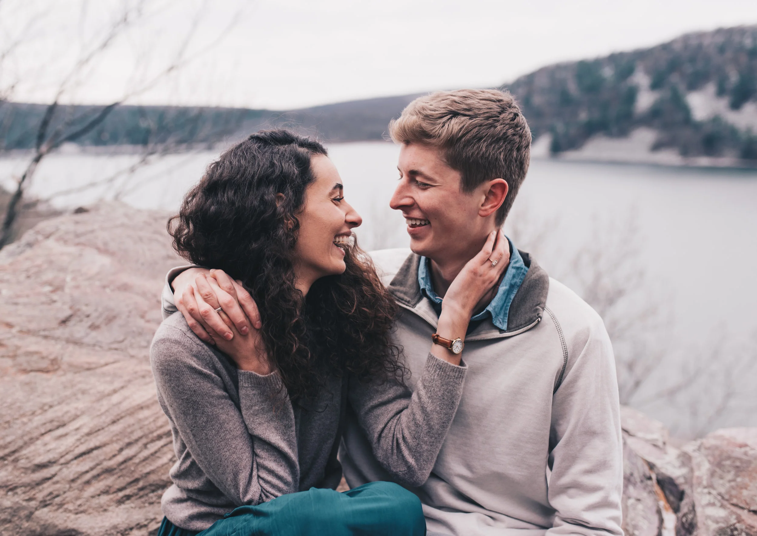 Devils Lake State Park Engagement Session, Devils Lake State Park, Devils Lake State Park Elopement, Adventurous Engagement Session, Adventurous Couples