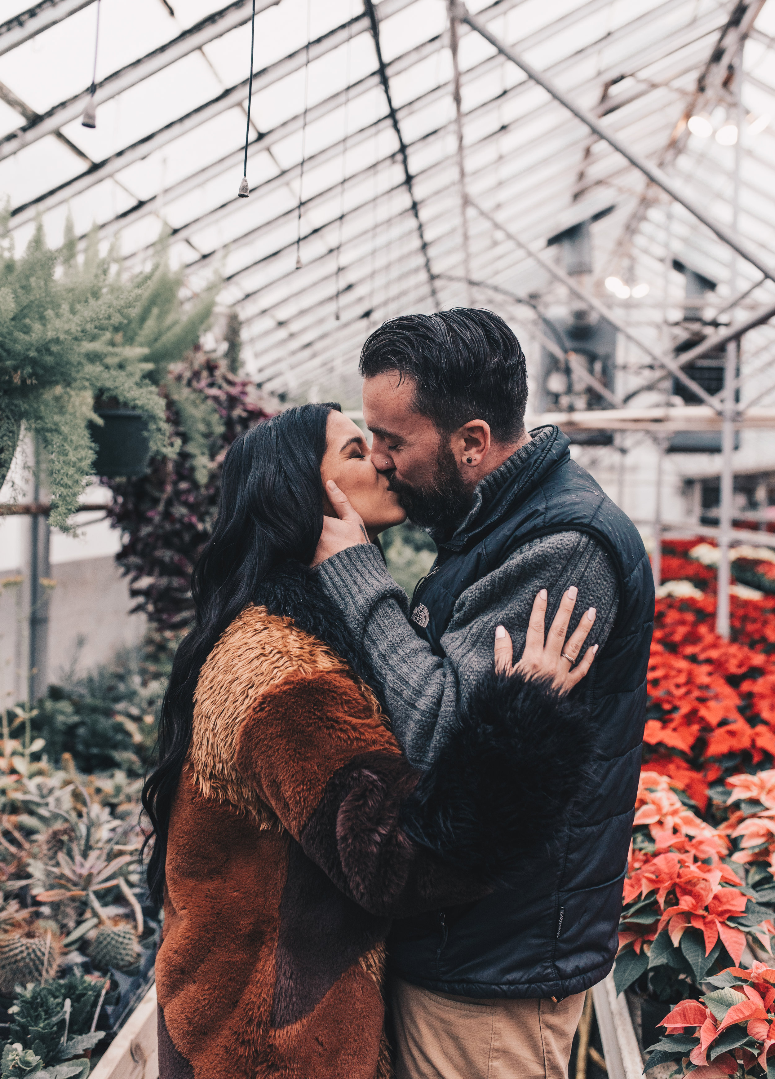 Greenhouse Couples Photography, Greenhouse Engagement Photography, Illinois Photographer