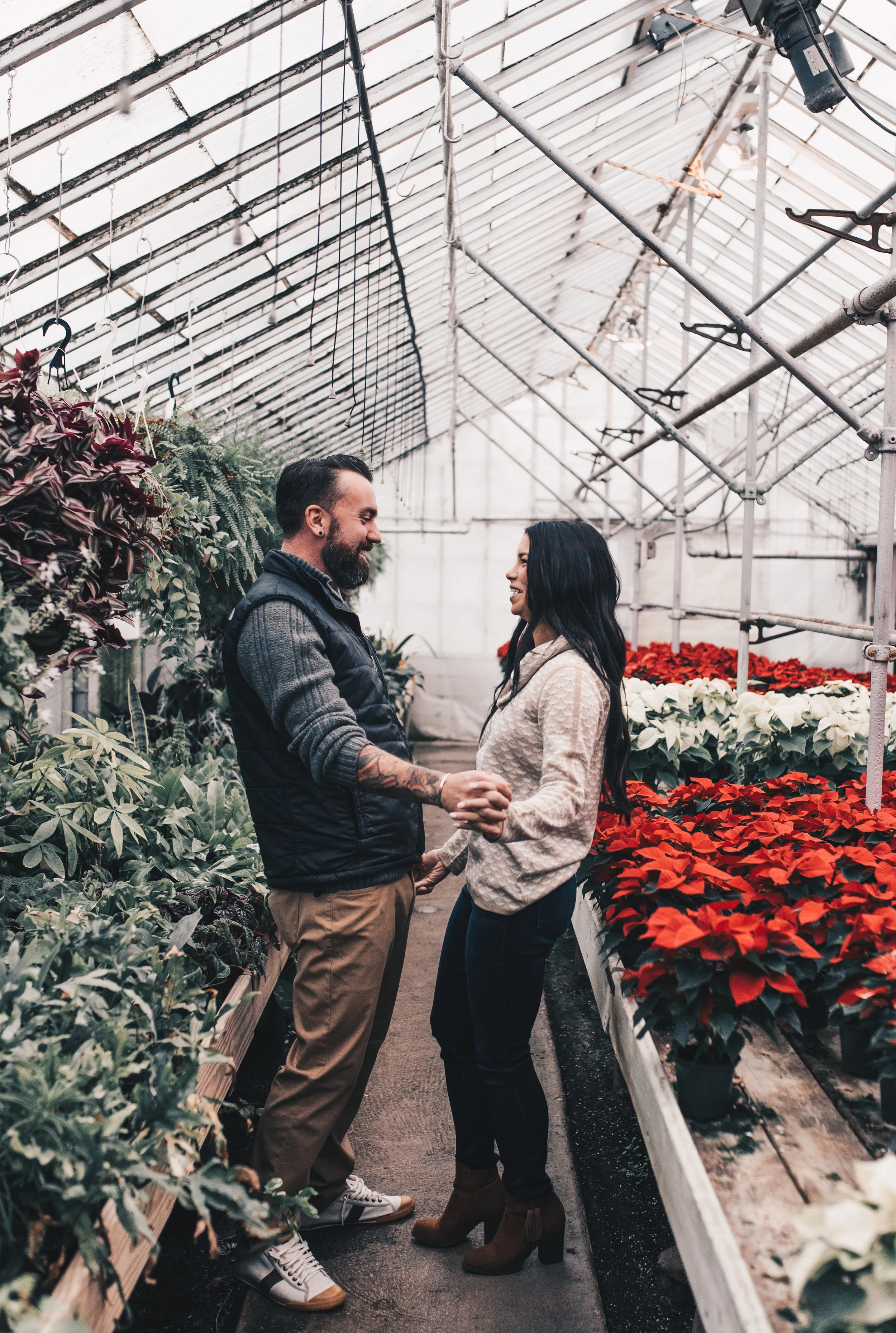 Greenhouse Couples Photography, Greenhouse Engagement Photography, Illinois Couples Photographer