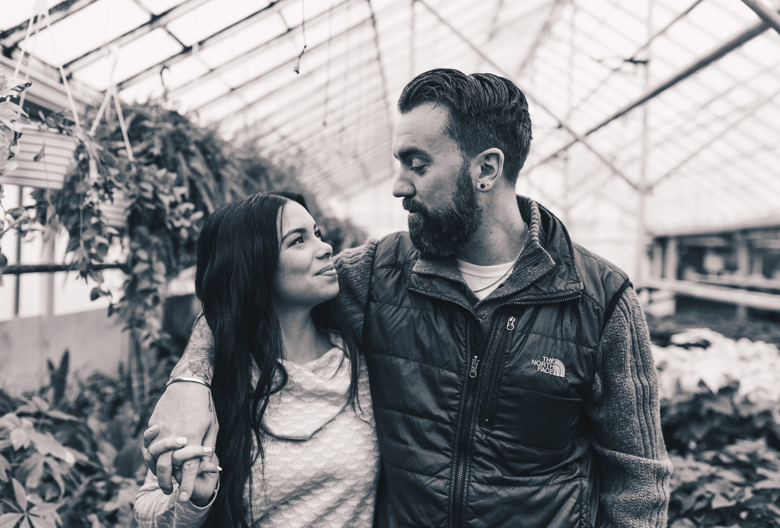 Greenhouse Couples Photography, Greenhouse Engagement Photography, Illinois Couples Photographer