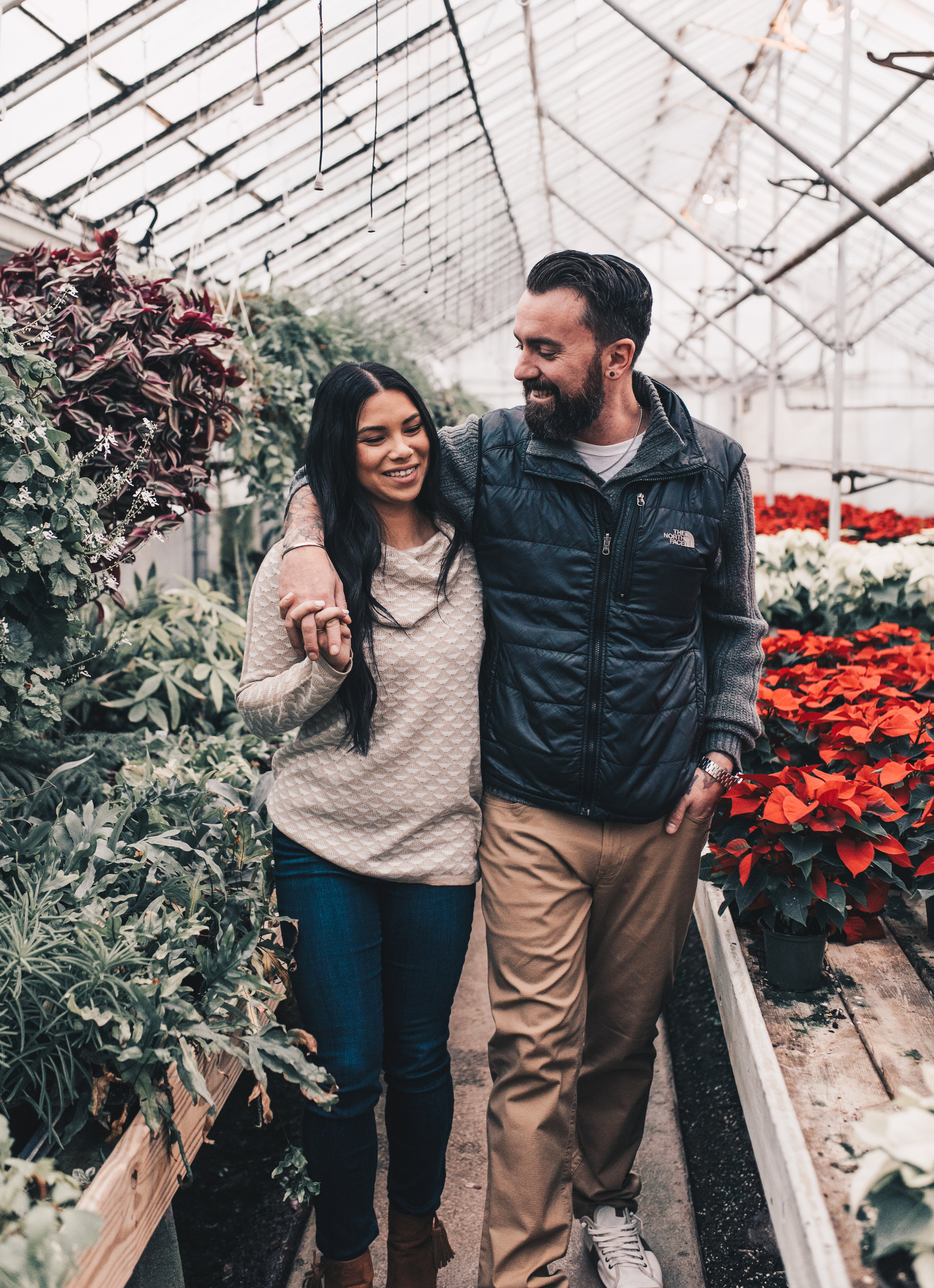 Greenhouse Couples Photography, Greenhouse Engagement Photography, Illinois Couples Photographer