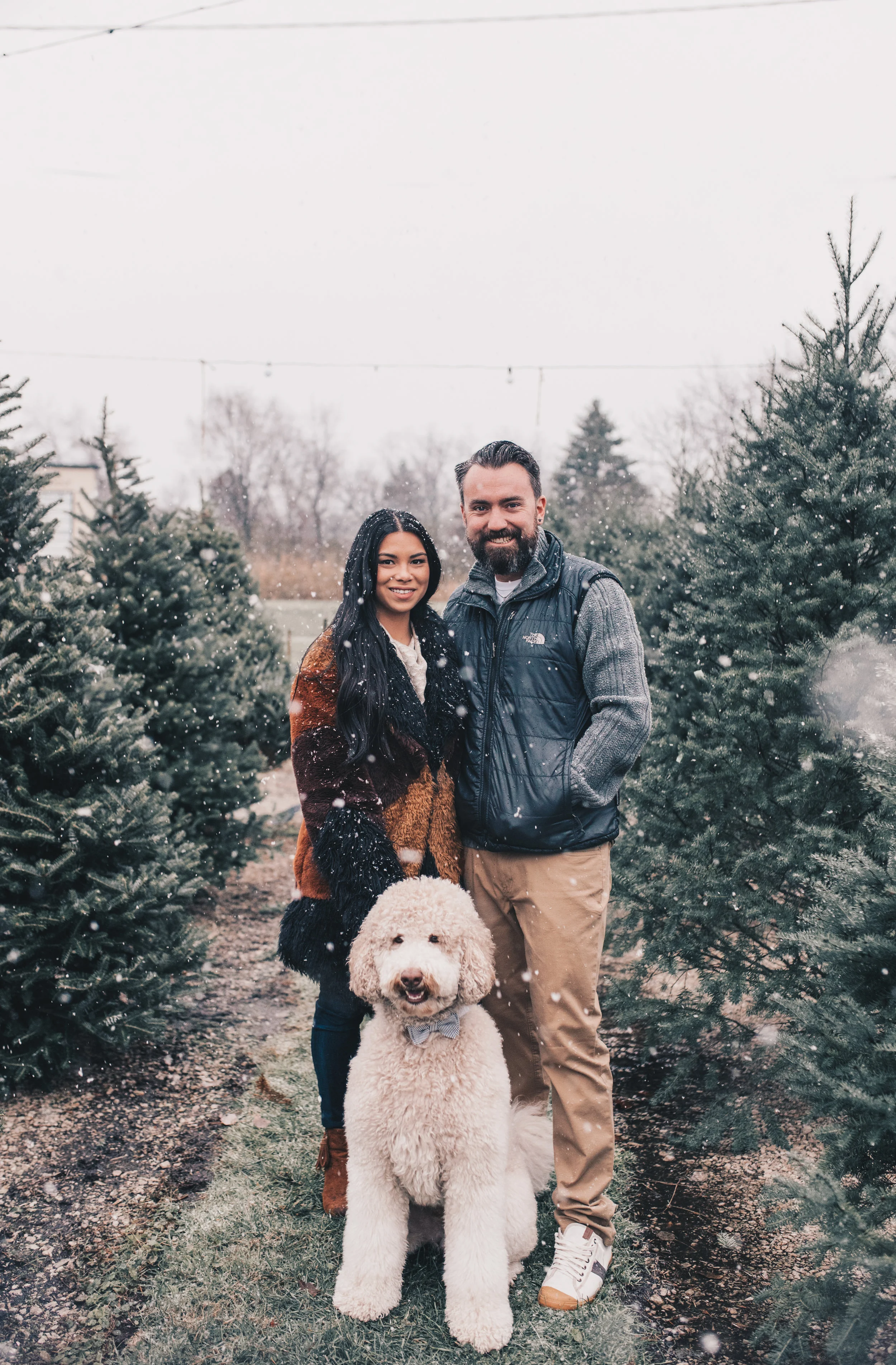 Winter Couples Photography, Winter Engagement Photography, Winter Wonderland Couples Photos, Illinois Couples Photographer