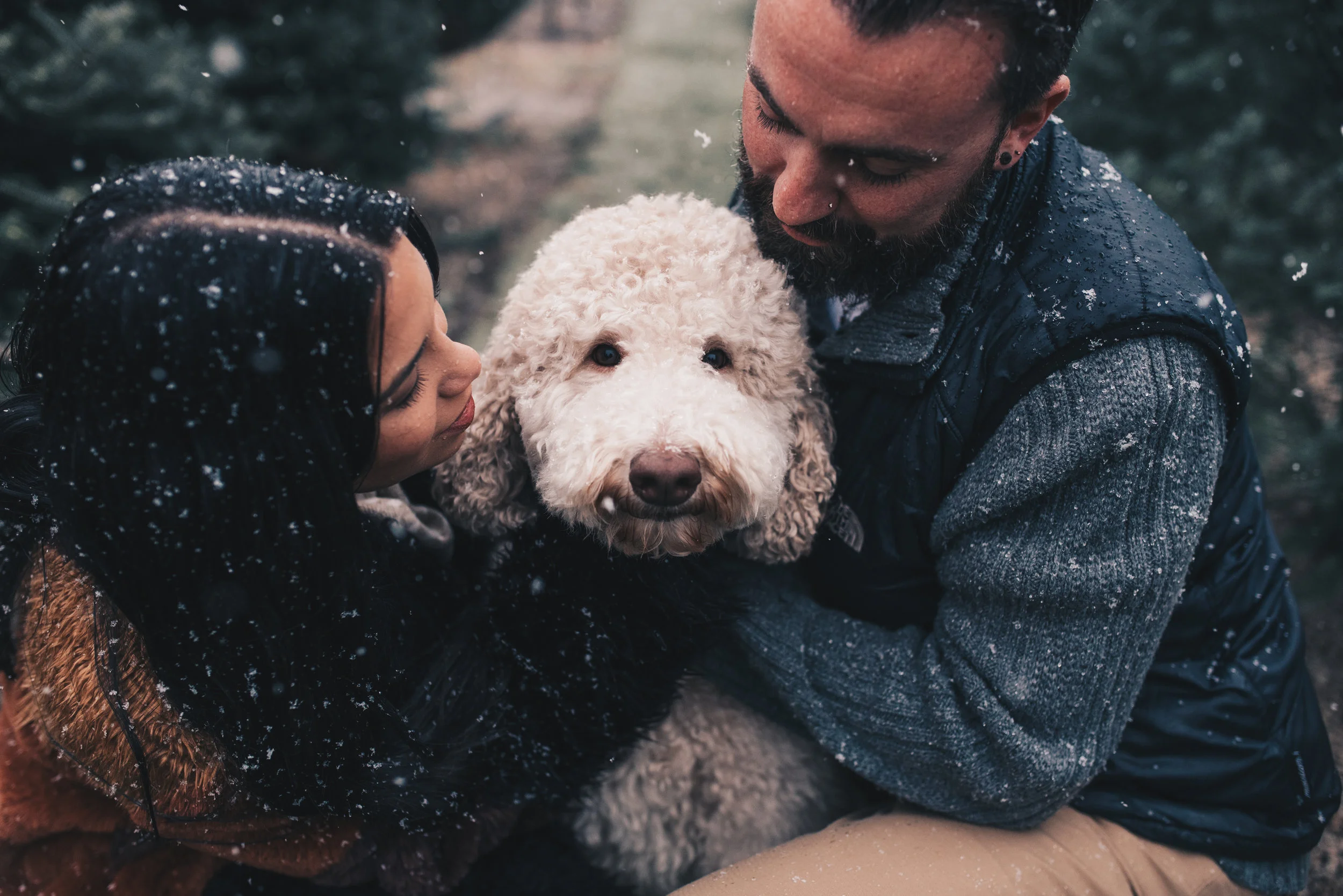 Winter Couples Photography, Winter Engagement Photography, Winter Wonderland Couples Photos, Illinois Couples Photographer