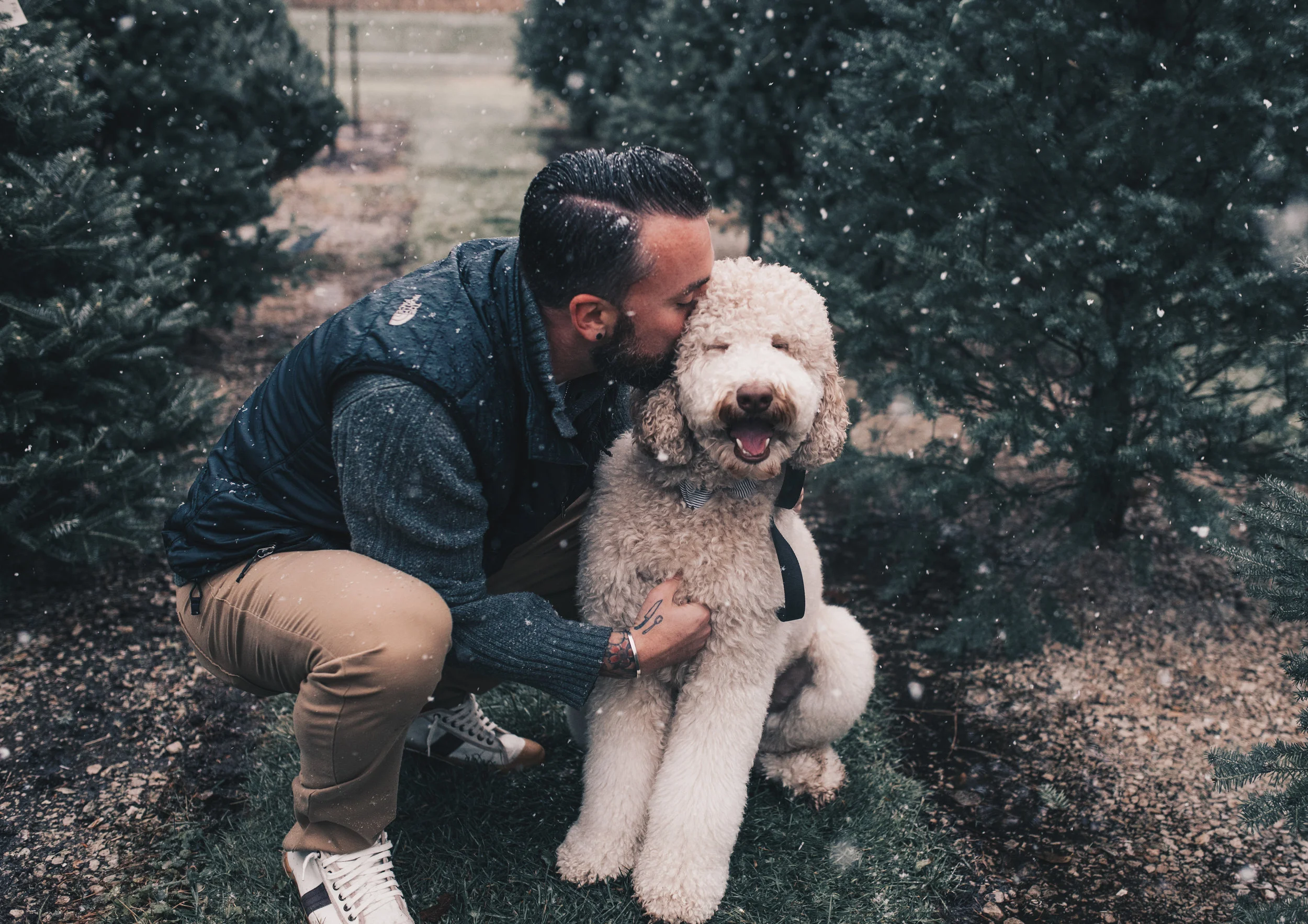 Winter Couples Photography, Winter Engagement Photography, Winter Wonderland Couples Photos, Illinois Couples Photographer