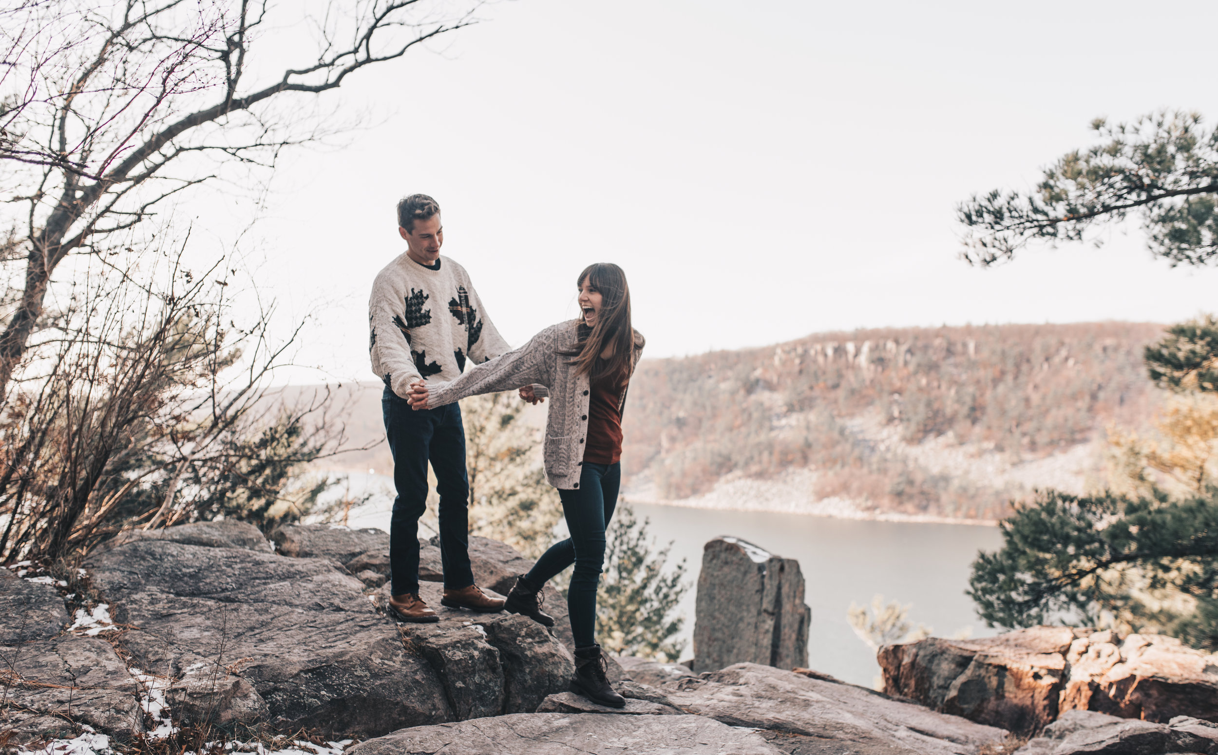 Devils Lake State Park Session, Devils Lake State Park Engagement Photographer, Devils Lake State Park Photographer, Devils Lake State Park Elopement, Devils Lake State Park Wedding Photographer