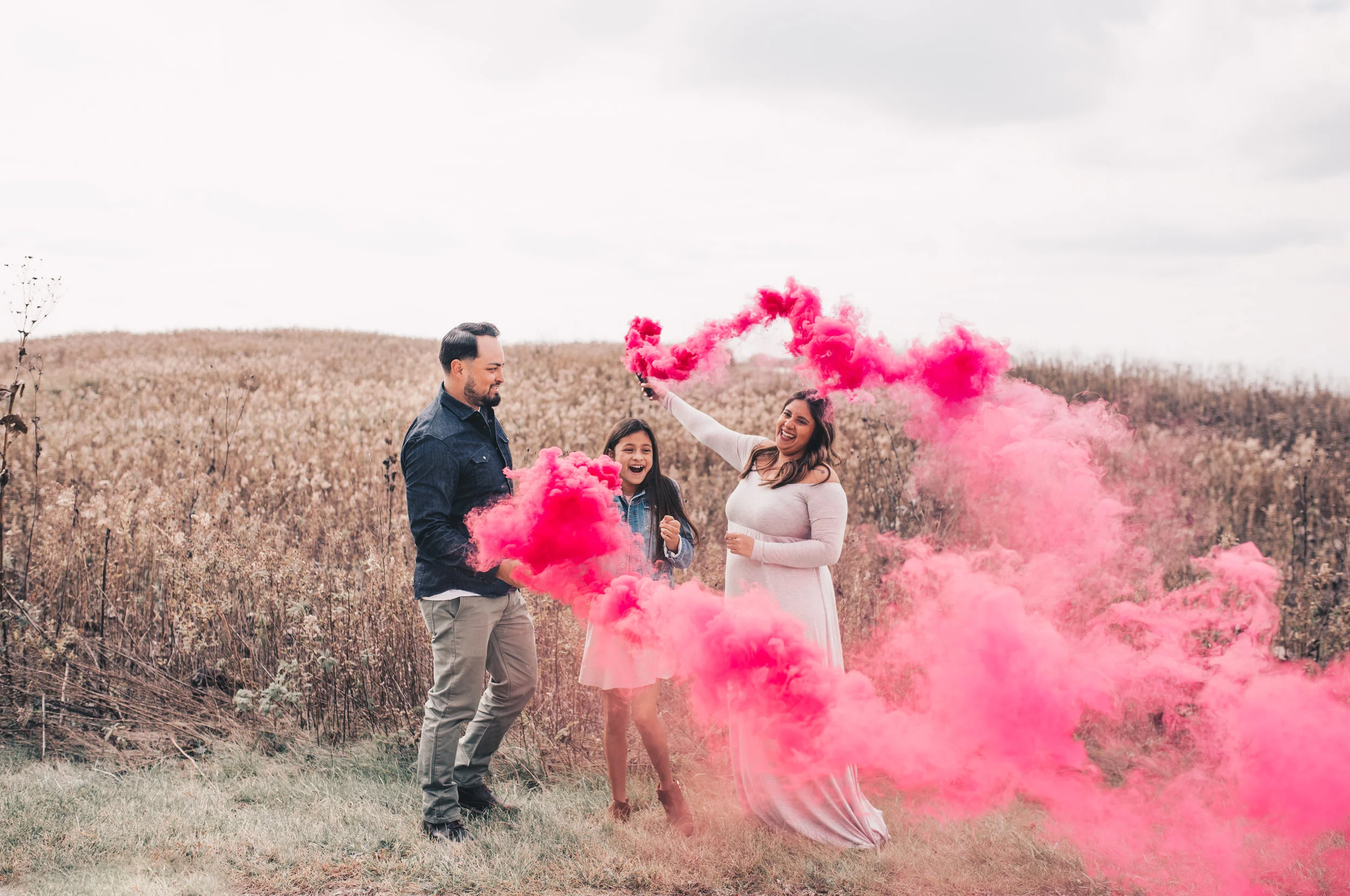 Smoke Bomb Gender Reveal Julia Maruyama Photography I Illinois Wedding Photographer