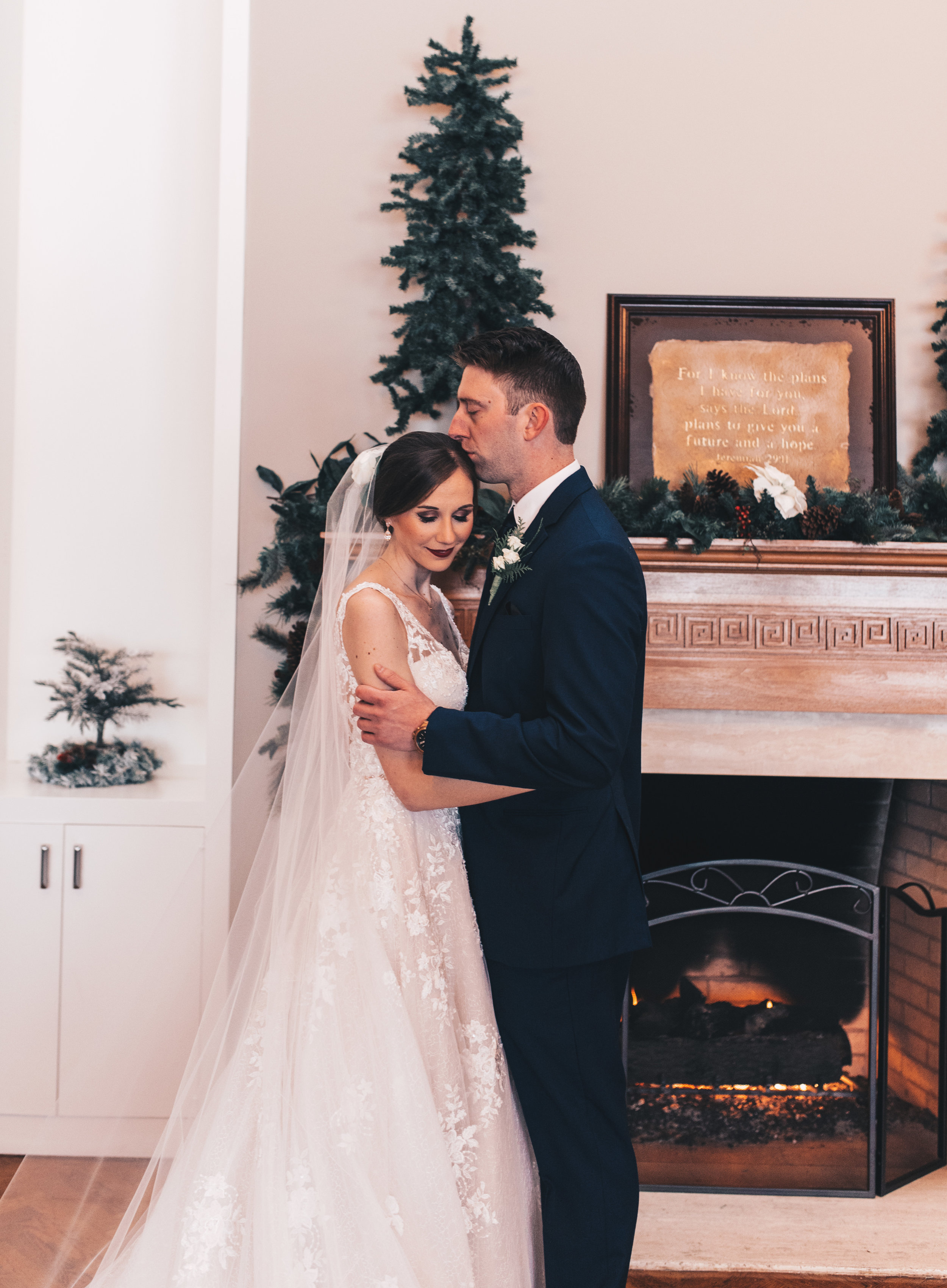 Winter Wedding, Chicago Winter Wedding, Chicago Wedding Photographer, Illinois Wedding, Illinois Wedding Photographer, Classy Modern Wedding, First Look Photos, Bride And Groom Photos