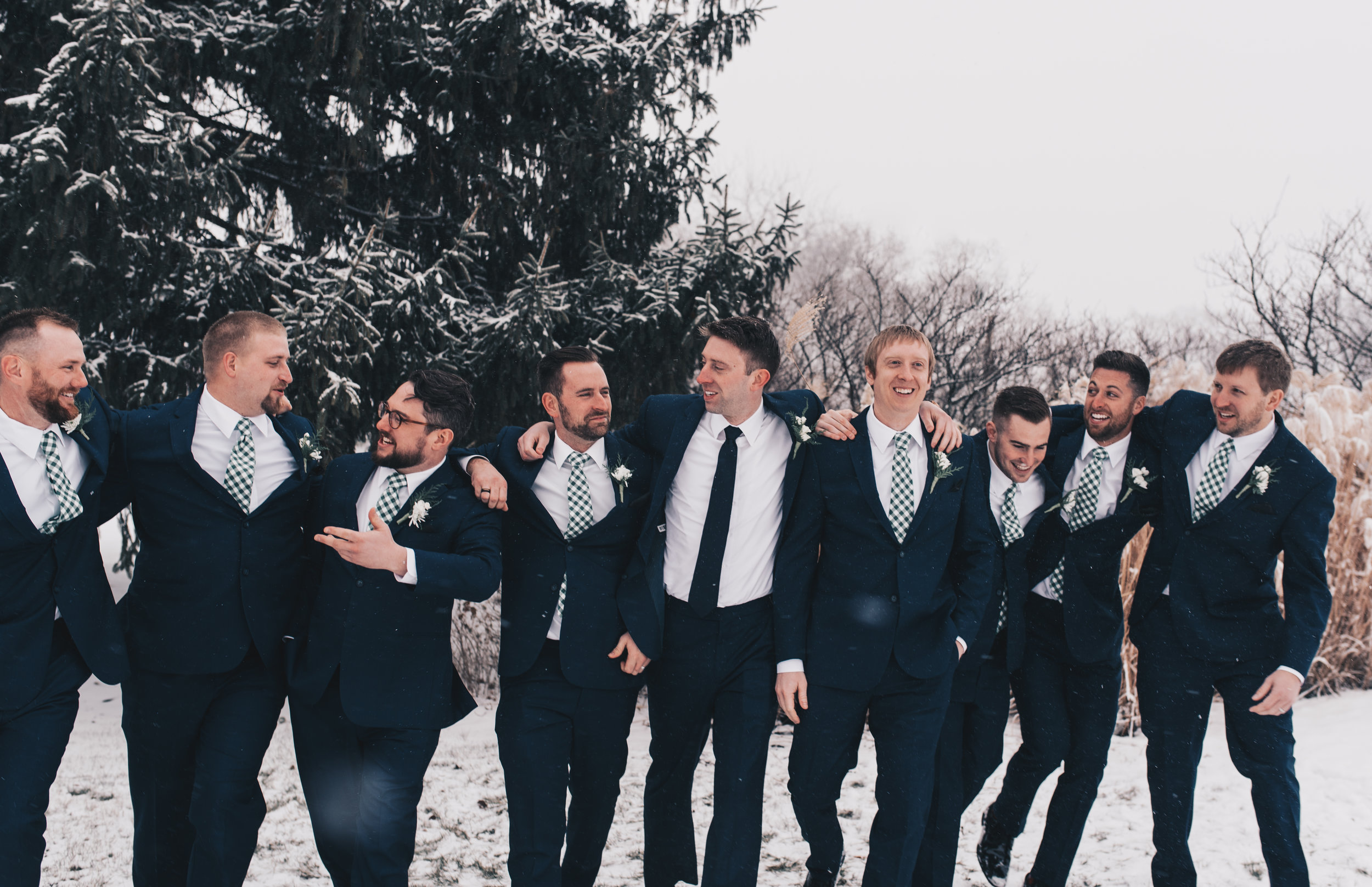 Winter Wedding, Chicago Winter Wedding, Chicago Wedding Photographer, Illinois Wedding, Illinois Wedding Photographer, Classy Modern Wedding, Groomsmen Photos, Bride And Groom Photos