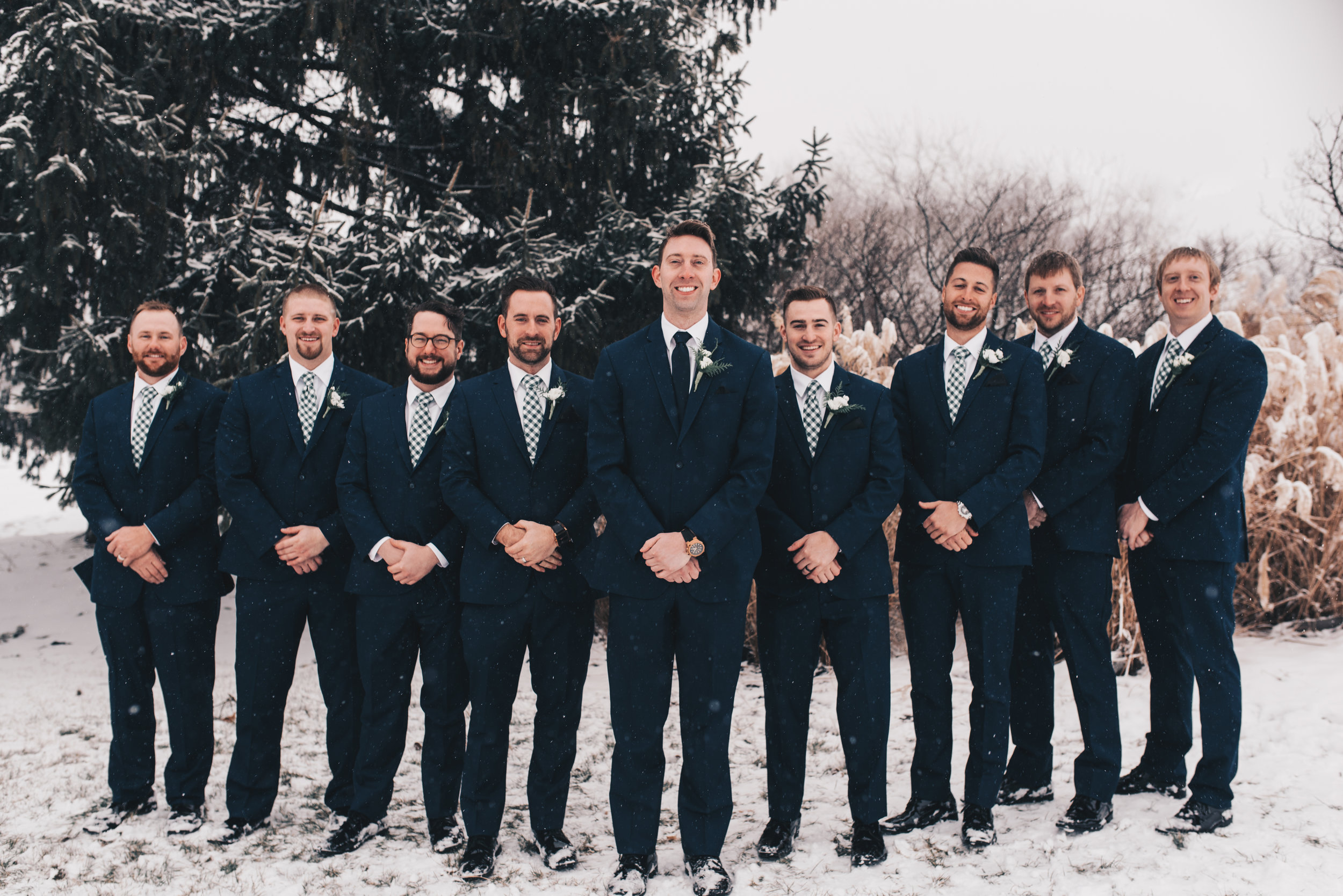 Winter Wedding, Chicago Winter Wedding, Chicago Wedding Photographer, Illinois Wedding, Illinois Wedding Photographer, Classy Modern Wedding, Groomsmen Photos, Bride And Groom Photos