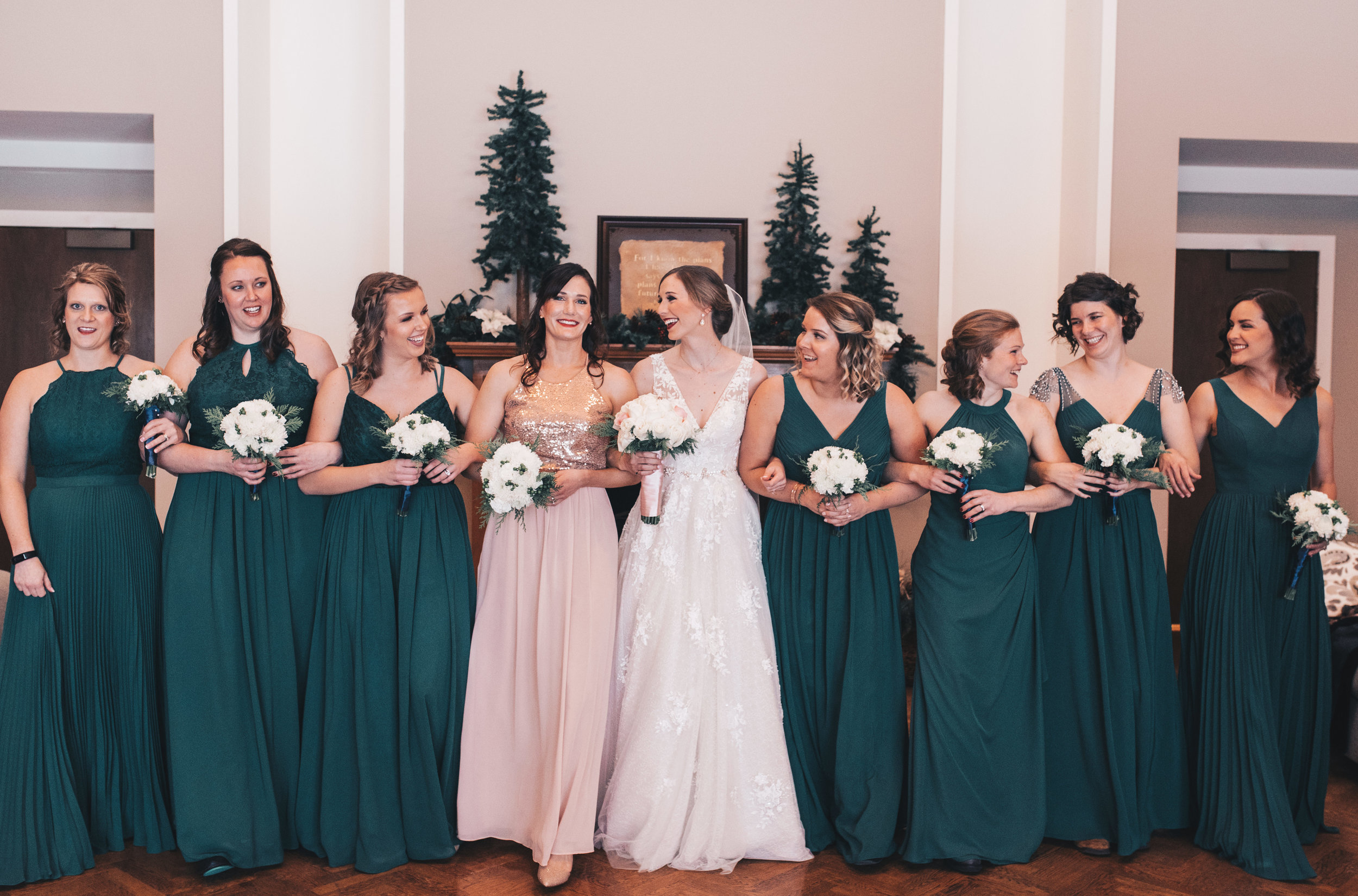 Winter Wedding, Chicago Winter Wedding, Chicago Wedding Photographer, Illinois Wedding, Illinois Wedding Photographer, Classy Modern Wedding, Bridesmaid Photos, Bride And Bridesmaid Photos